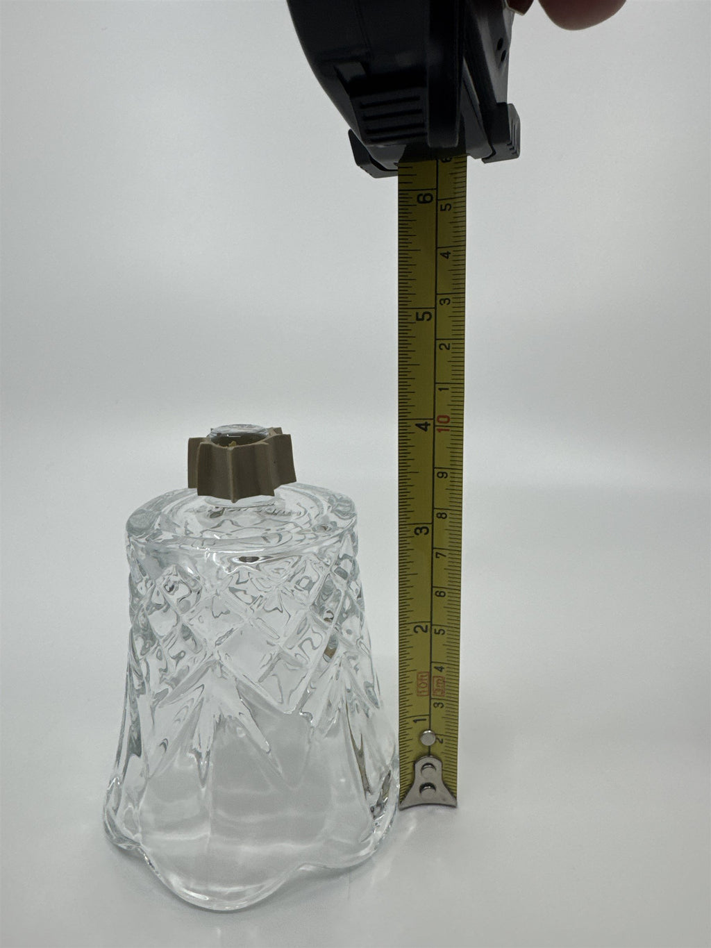 Vintage Homco Home Interiors Small Short Votive Candle Holder Glass