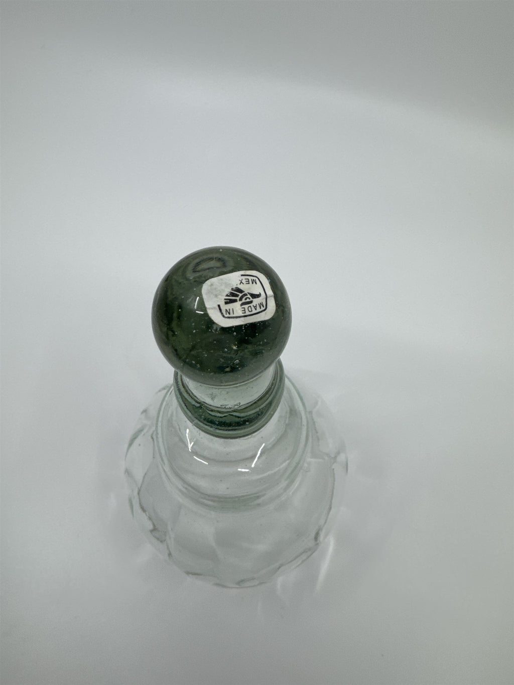 Vintage Glass Cloche Bell Jar Garden Cloche Glass Dome Smoky Handle Mexico