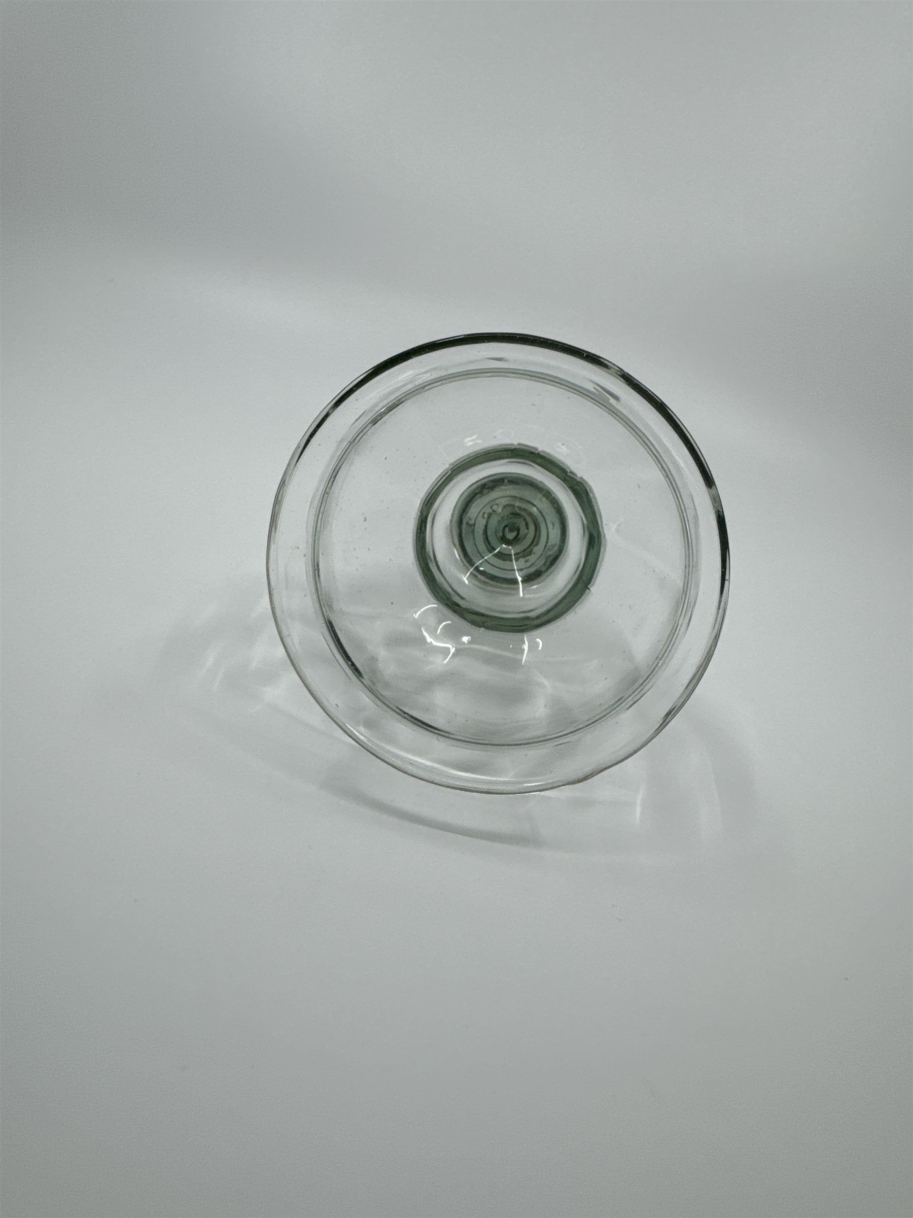 Vintage Glass Cloche Bell Jar Garden Cloche Glass Dome Smoky Handle Mexico