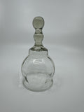 Vintage Glass Cloche Bell Jar Garden Cloche Glass Dome Smoky Handle Glass
