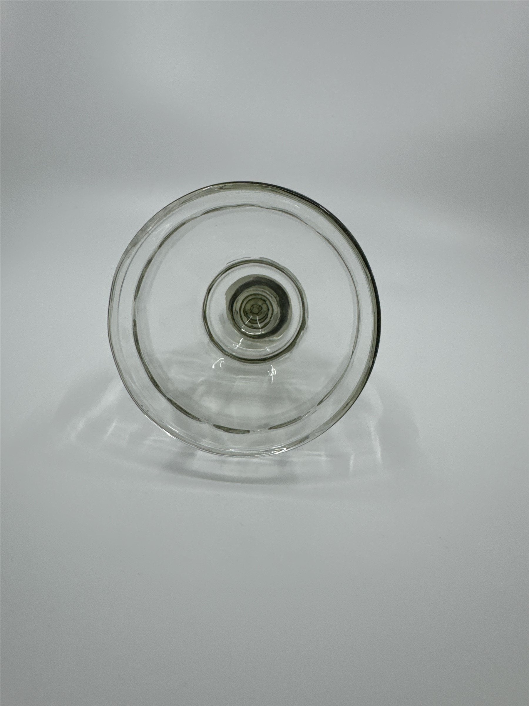 Vintage Glass Cloche Bell Jar Garden Cloche Glass Dome Smoky Handle Glass