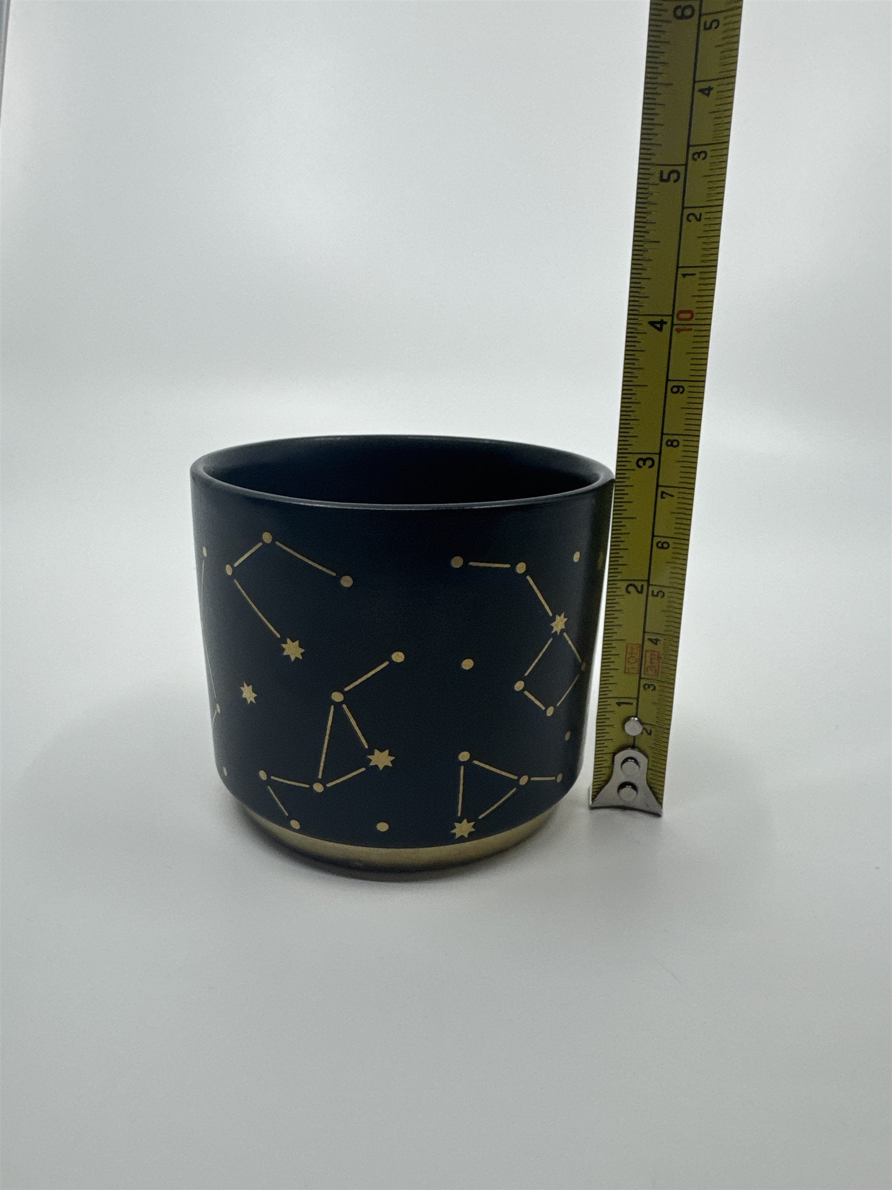 Metal Bottom Zodiac Star Constellations Storage Cup Dish Candle Base