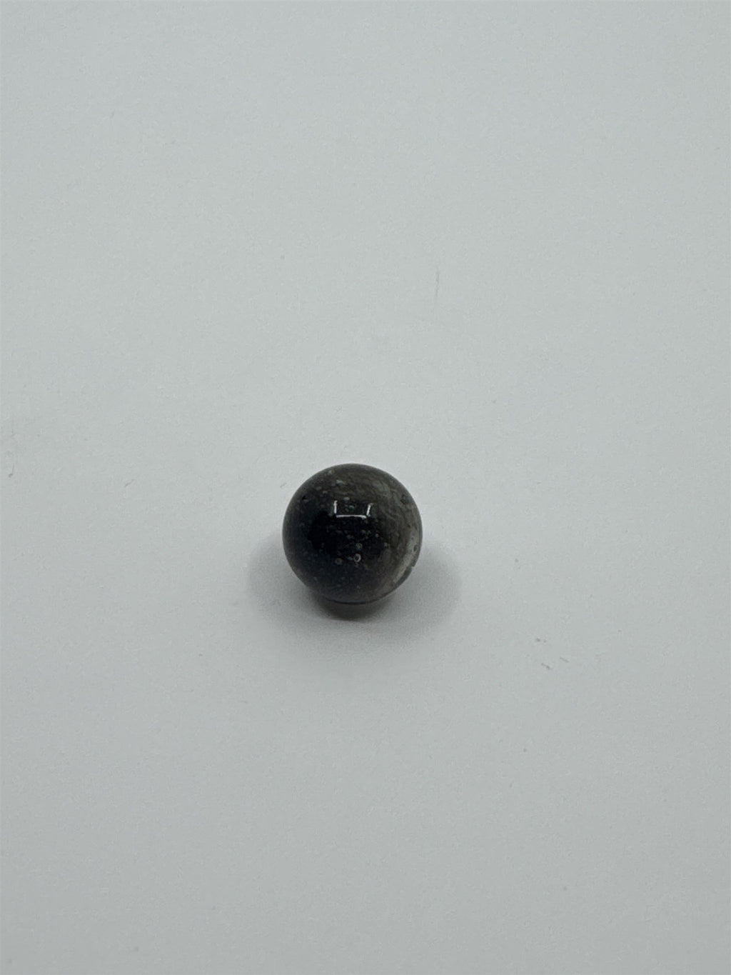 Vintage Smoky Clear and Smoked Glass Marble /w Natural Bubbles