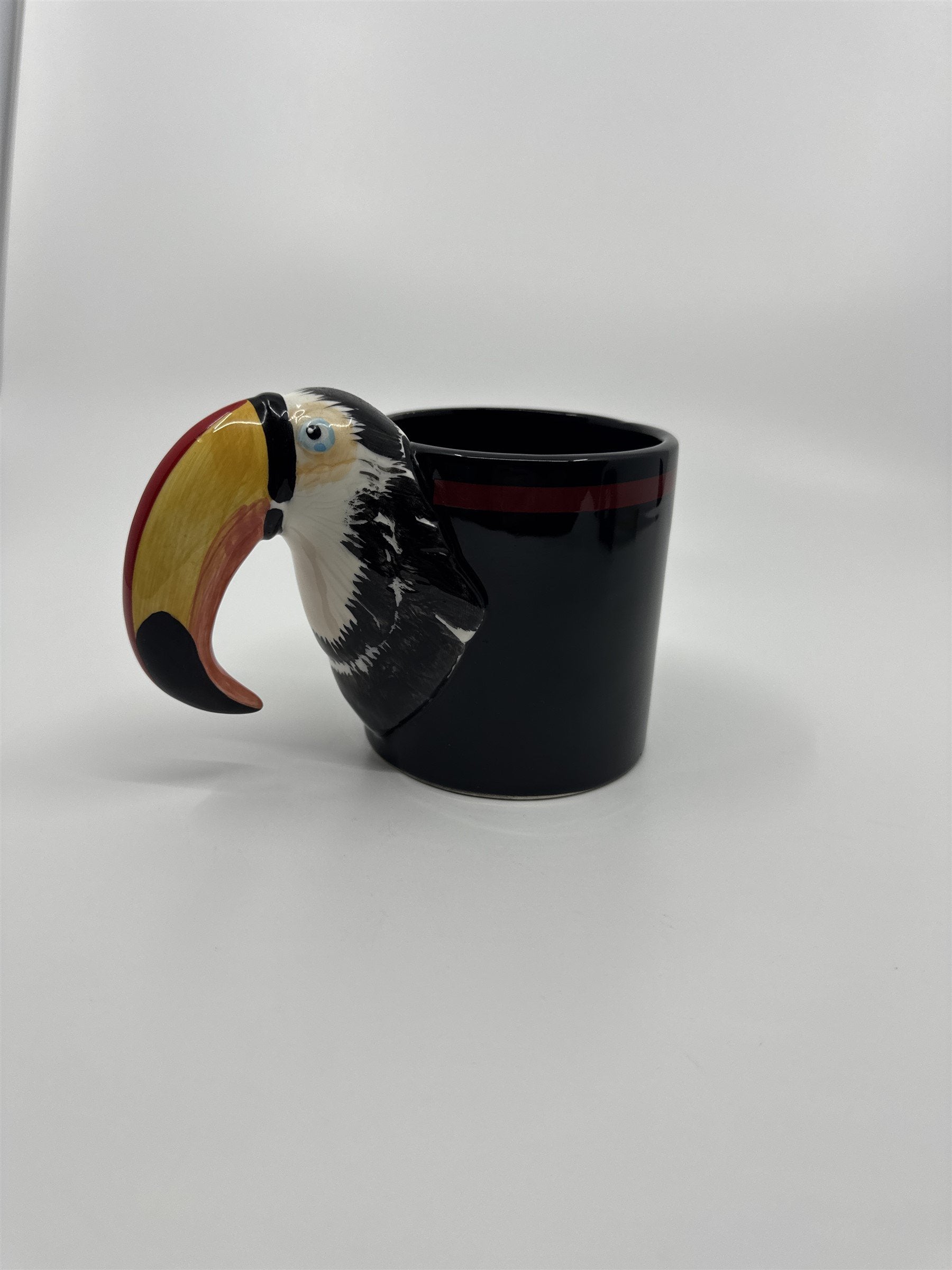 Vintage Bergschrund Seattle 1986 Toucan Parrot Bird Coffee Tea Mug Made in Korea