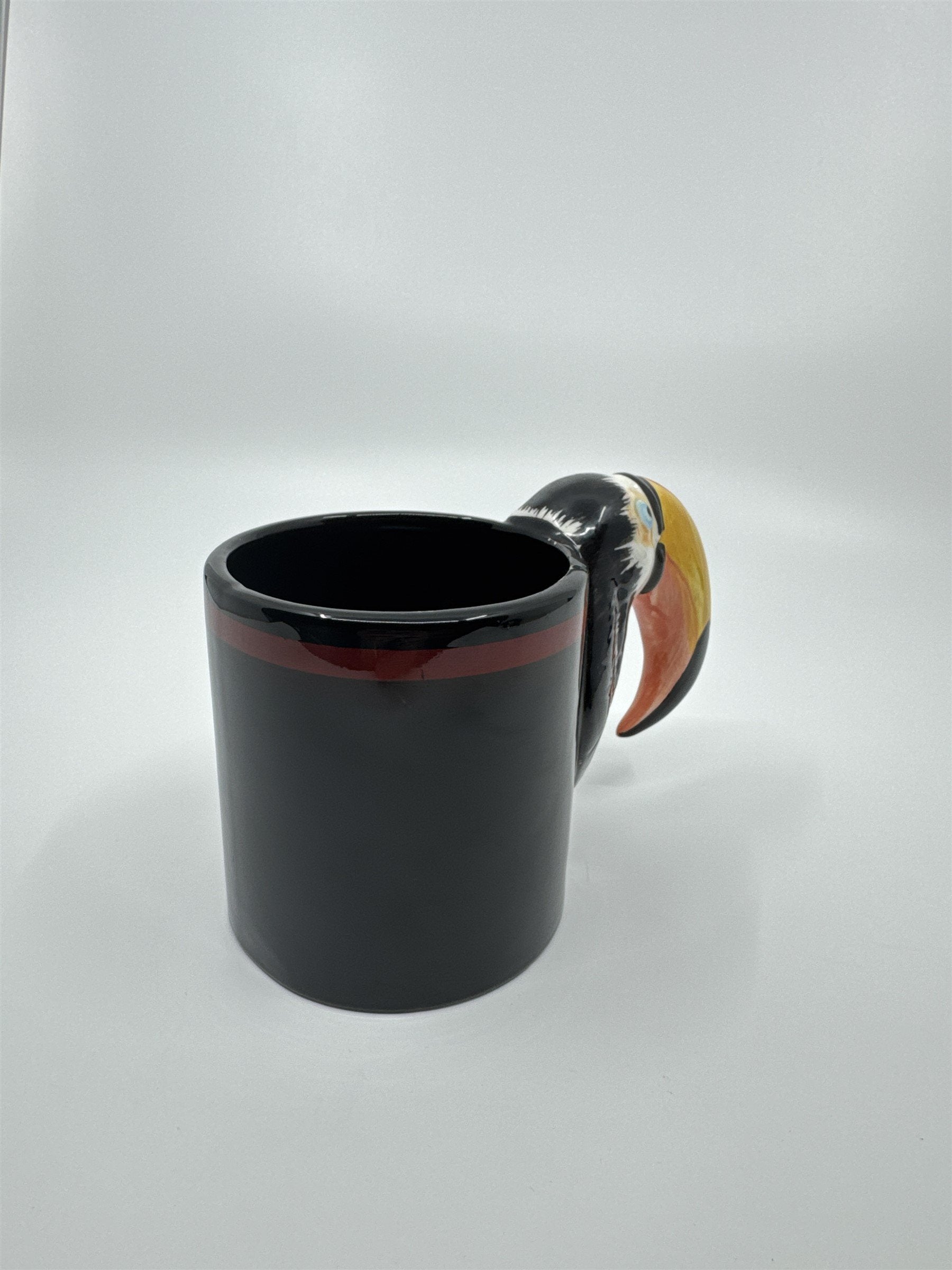 Vintage Bergschrund Seattle 1986 Toucan Parrot Bird Coffee Tea Mug Made in Korea