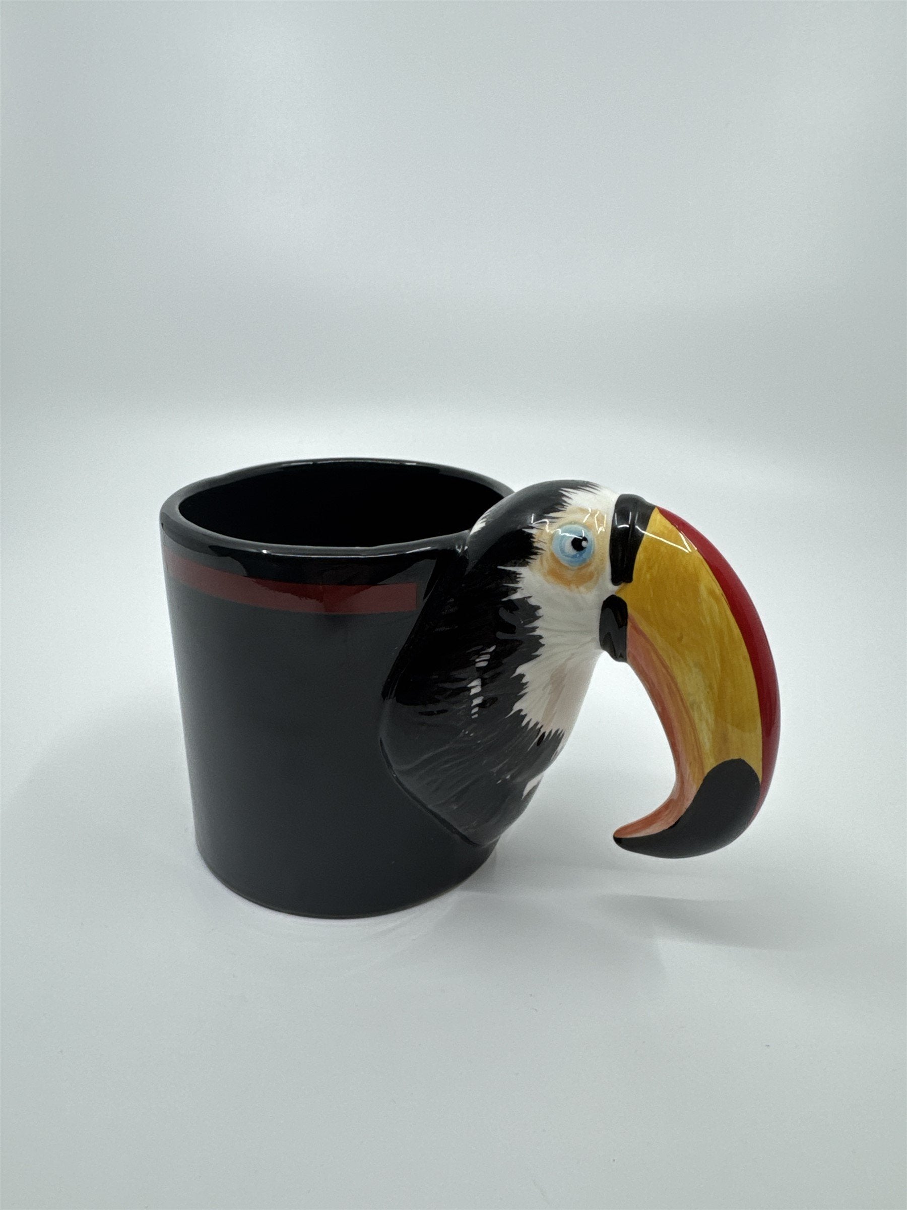 Vintage Bergschrund Seattle 1986 Toucan Parrot Bird Coffee Tea Mug Made in Korea