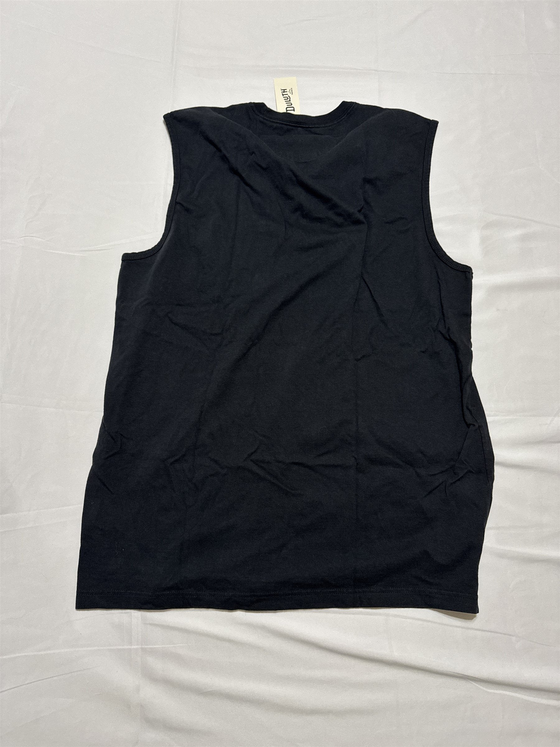 Duluth Trading Co Mens Longtail T Sleeveless T-Shirt Black Size Large