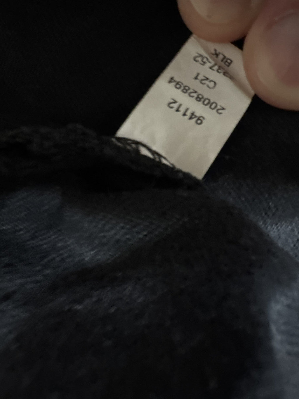 Duluth Trading Co Mens Longtail T T-Shirt Slim Fit Black Size Large