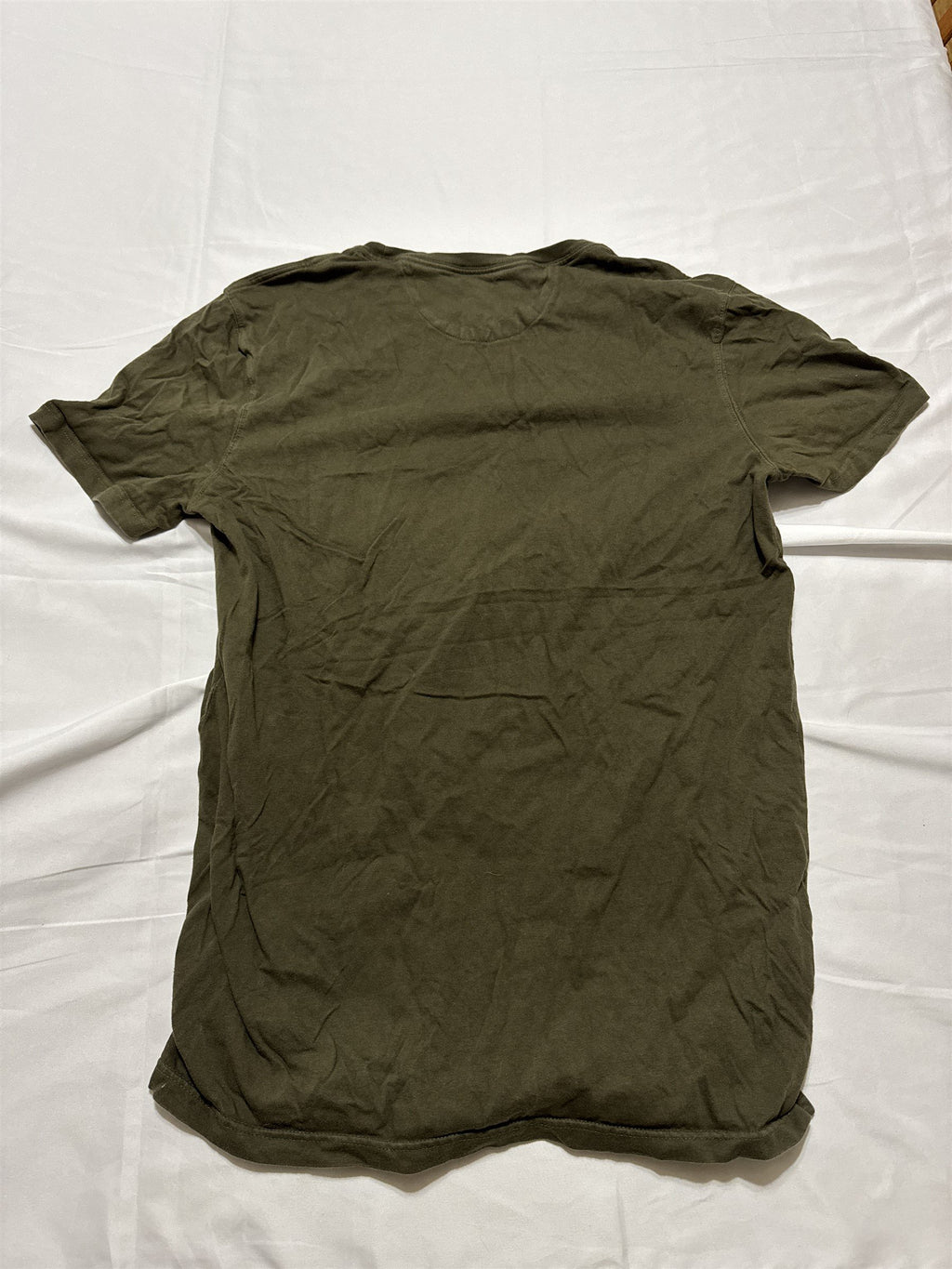 Duluth Trading Co Mens Longtail T T-Shirt Slim Fit Olive Green Size Large