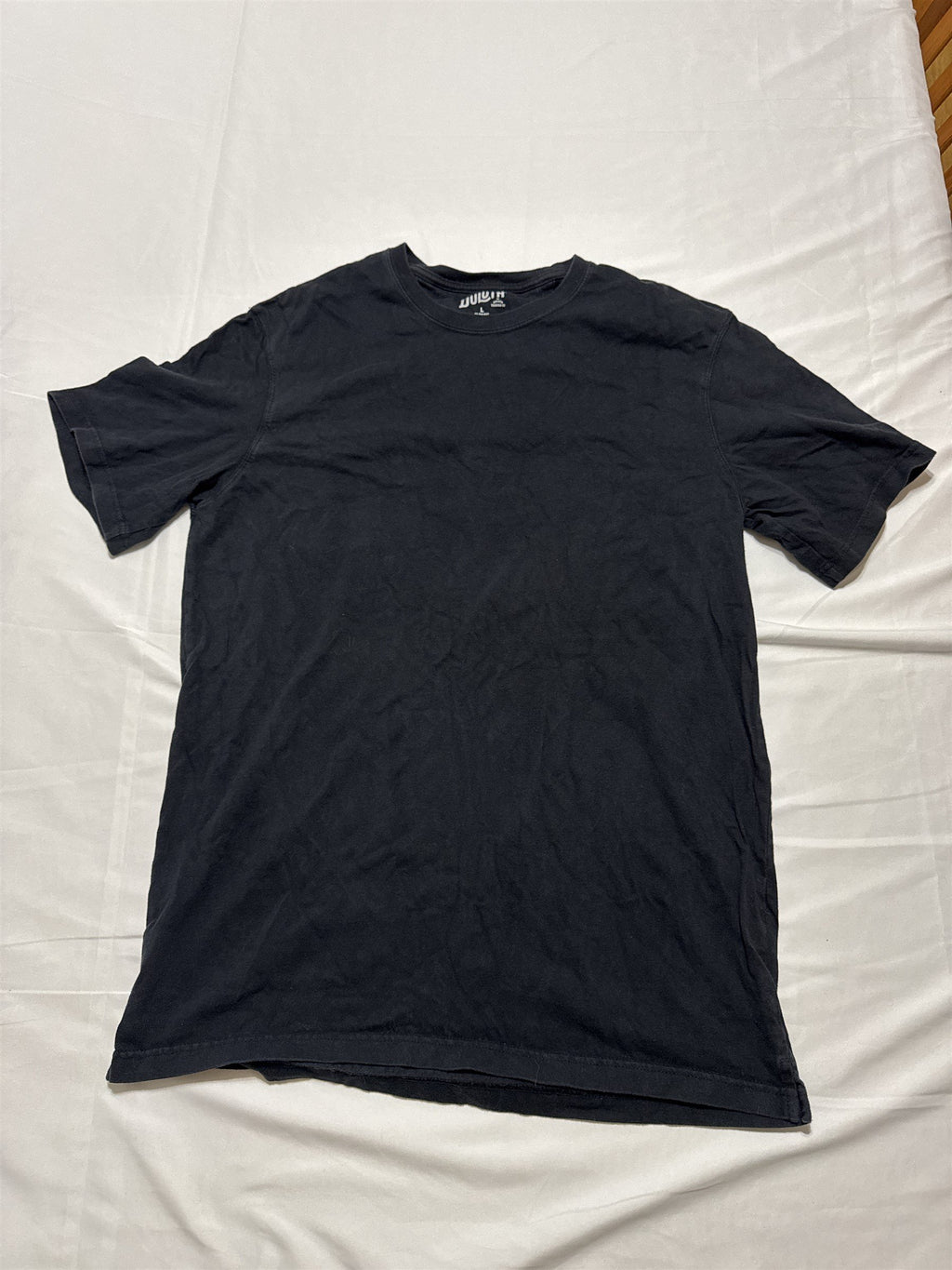 Duluth Trading Co Mens Longtail T T-Shirt Slim Fit Black Size Large