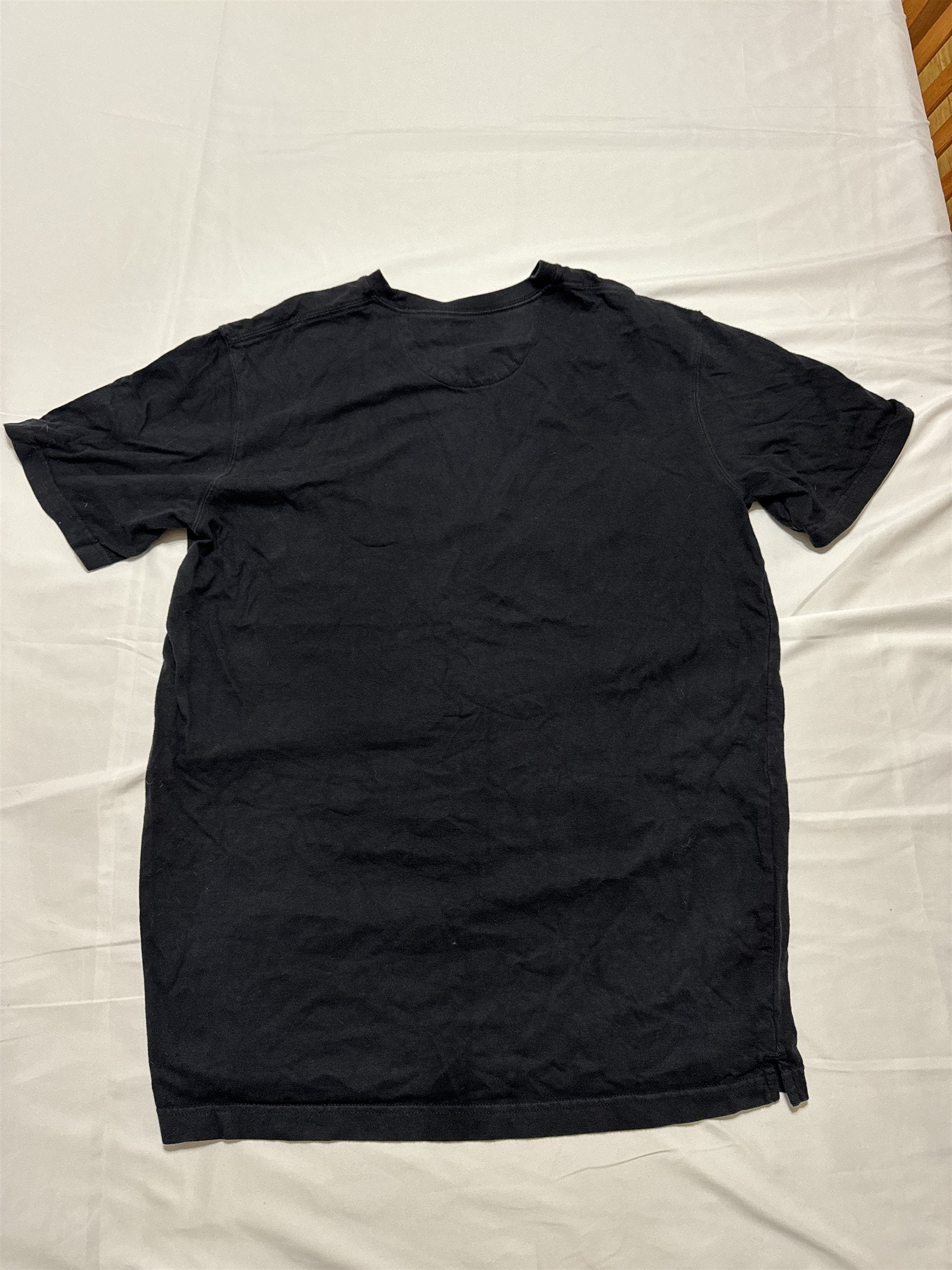 Duluth Trading Co Mens Longtail T T-Shirt Slim Fit Black Size Large