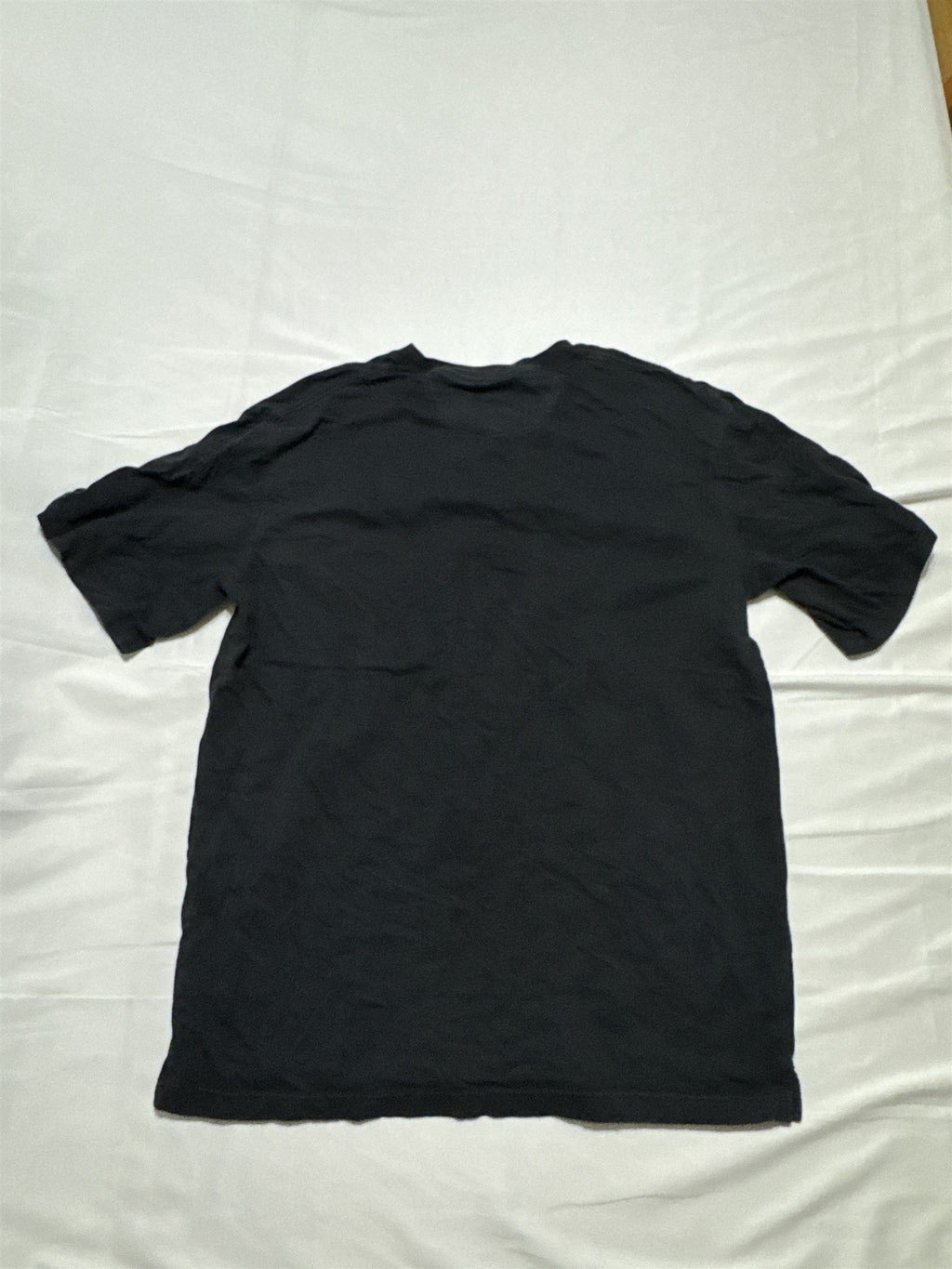 Duluth Trading Co Men Longtail T-Shirt Relaxed Fit Black Button Henley Medium