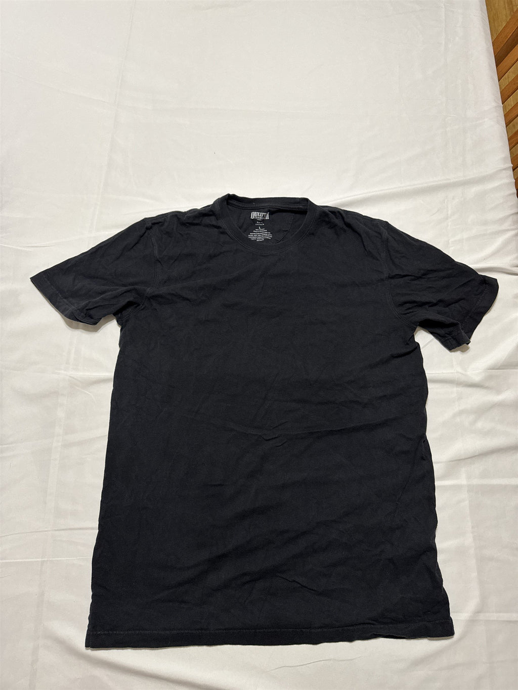 Duluth Trading Co Mens Longtail T T-Shirt Slim Fit Black Size Large