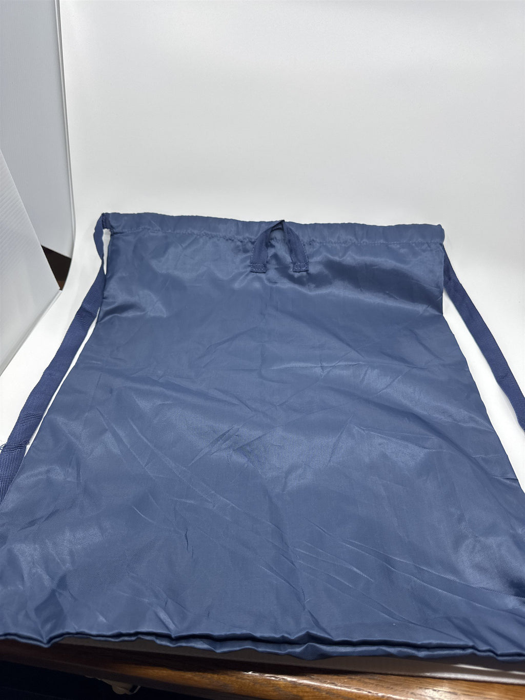 Dark Navy Blue Sketchers Drawstring Carrying Athletic Bag (Fraying Cord)