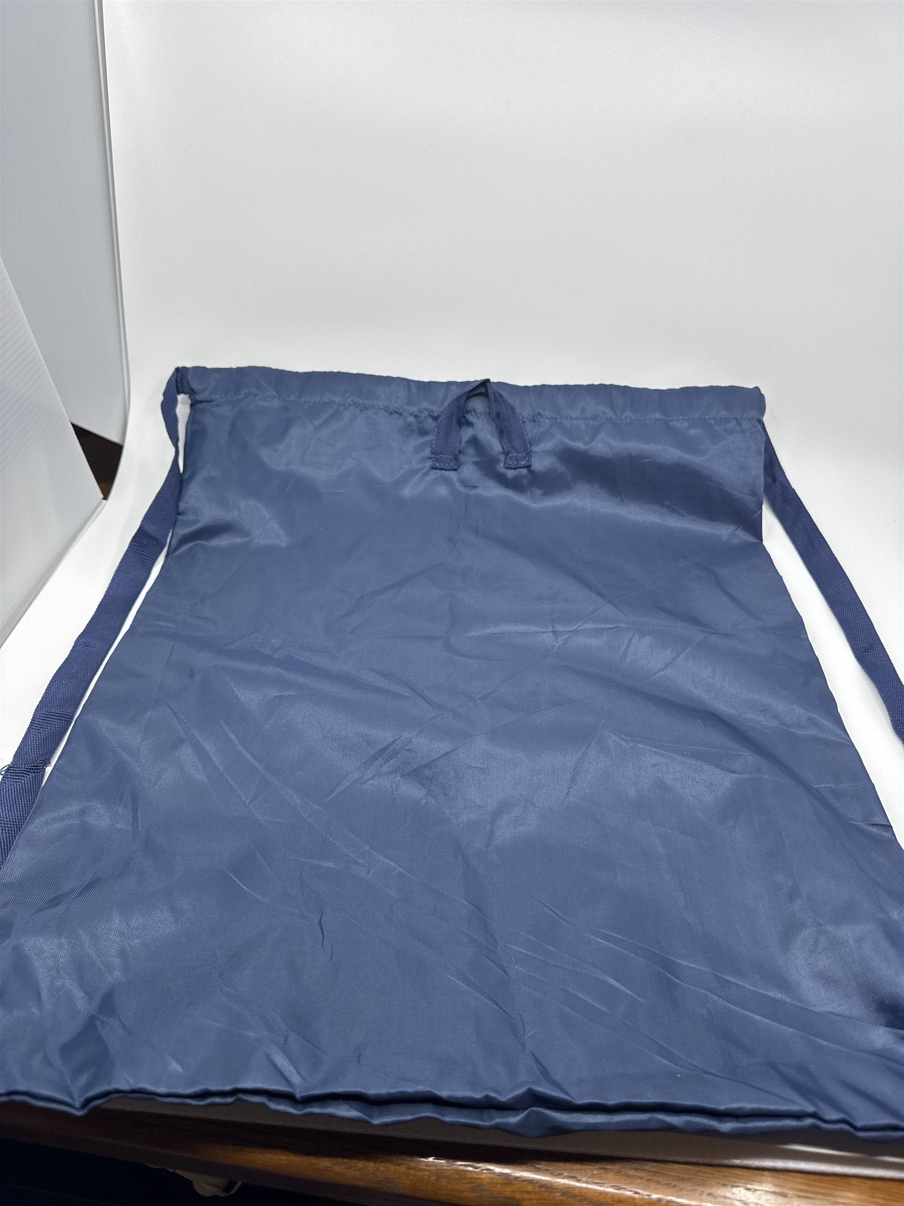 Dark Navy Blue Sketchers Drawstring Carrying Athletic Bag (Fraying Cord)
