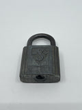 Vintage Slaymaker Brass Padlock WITHOUT KEY (No Key)