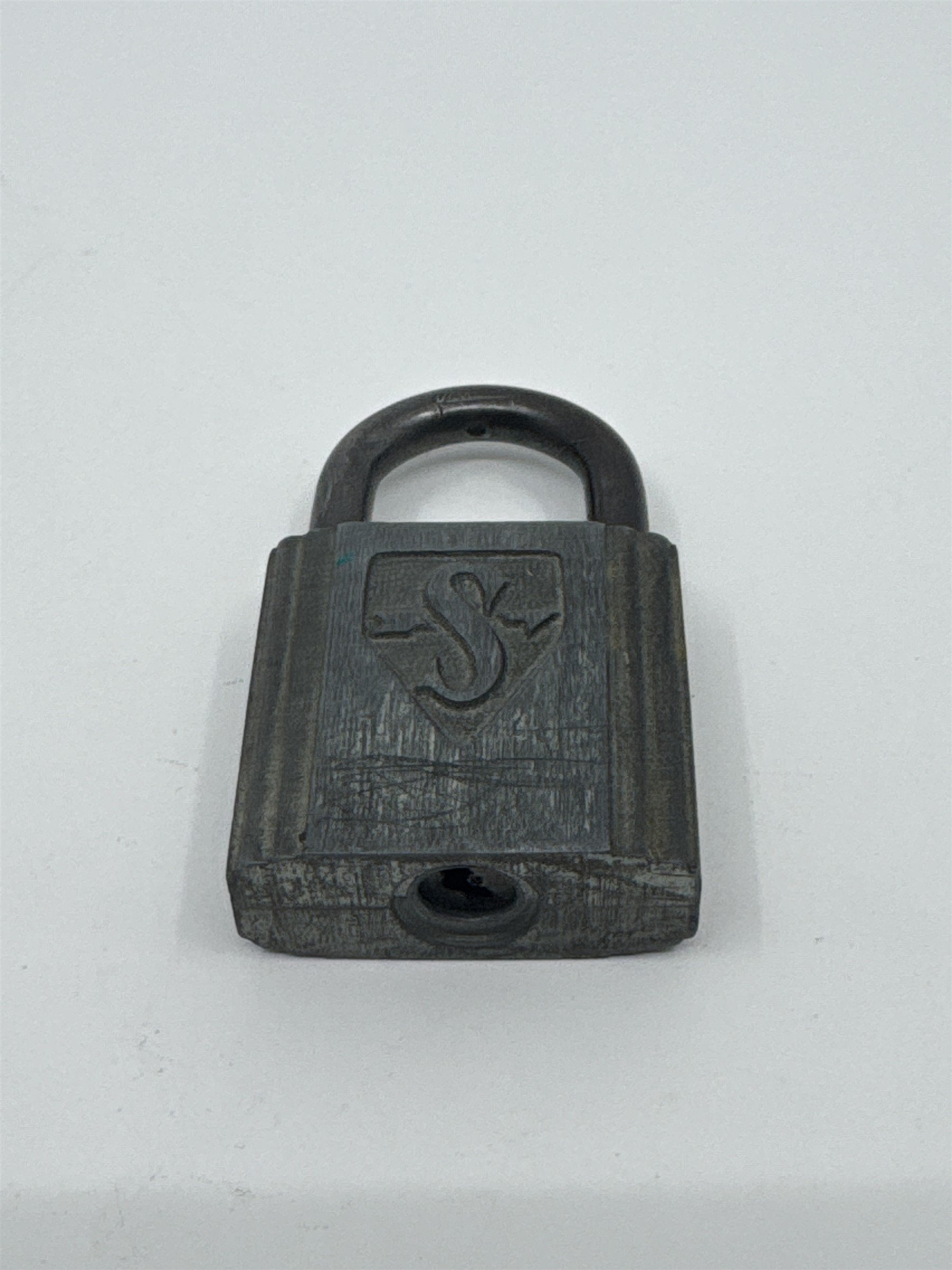Vintage Slaymaker Brass Padlock WITHOUT KEY (No Key)
