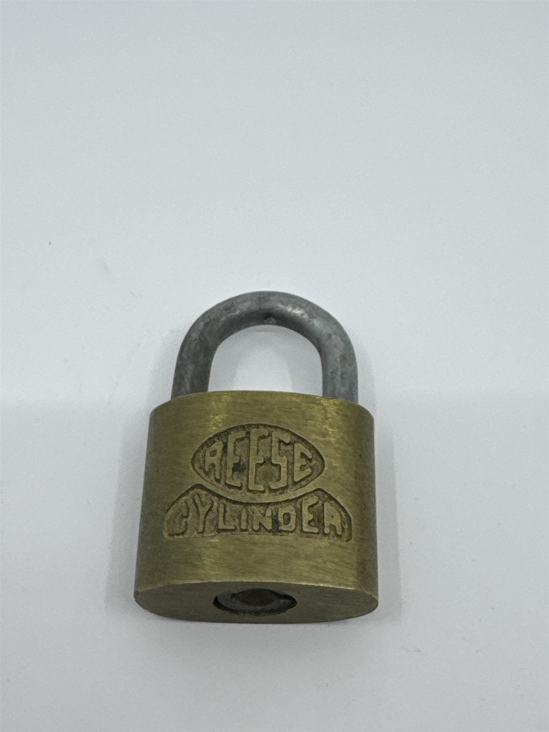 Vintage Reese Cylinder Padlock WITHOUT KEY (No Key)