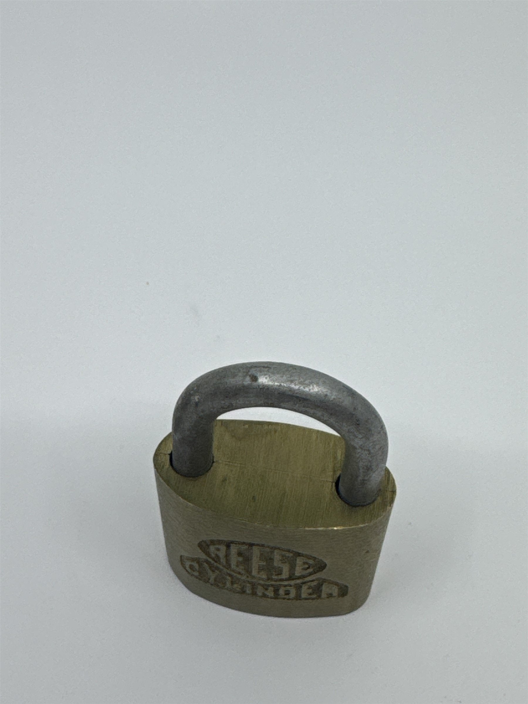 Vintage Reese Cylinder Padlock WITHOUT KEY (No Key)