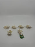 Set of 6 Garden Faerie Angels Pot Huggers 3" Resin
