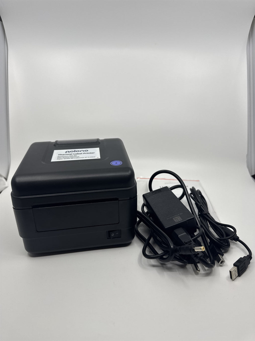 Polono PL420 Label Printer Has Broken USB Port (Not Working / As Is / For Parts)