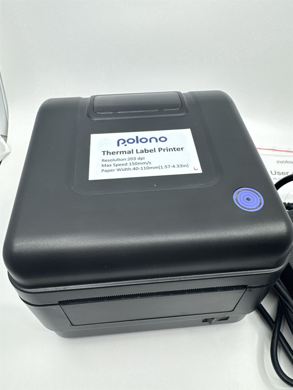 Polono PL420 Label Printer Has Broken USB Port (Not Working / As Is / For Parts)
