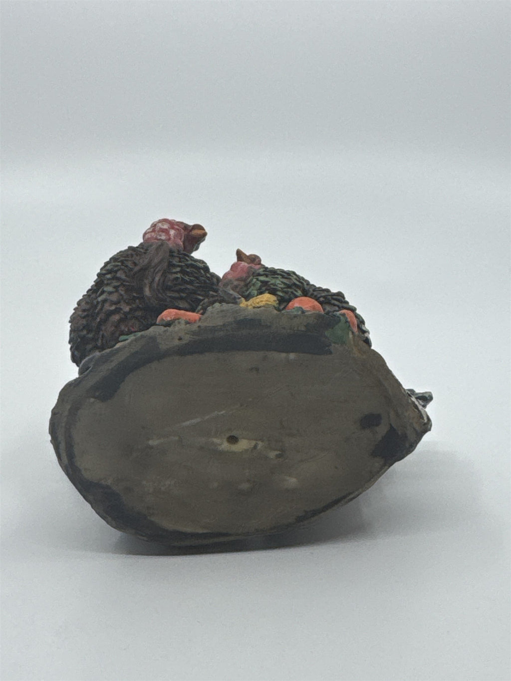 Vintage K's Collection Two Turkeys Figurine Parent & Baby Turkey Resin Figurine