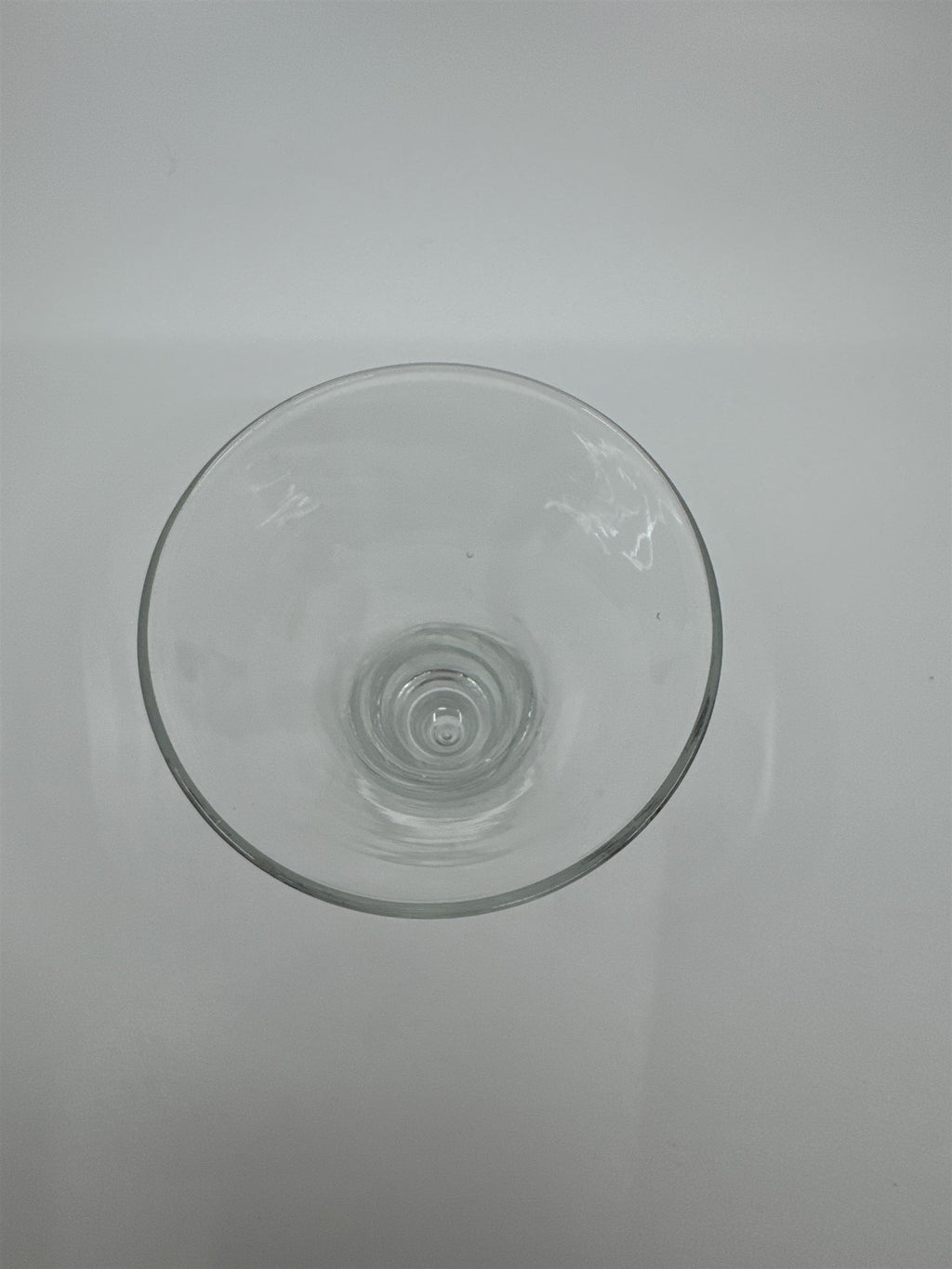 Vintage Fluted Bubble Bottom Shot Glass Shooter Glass or Mini Martini Glass 4"