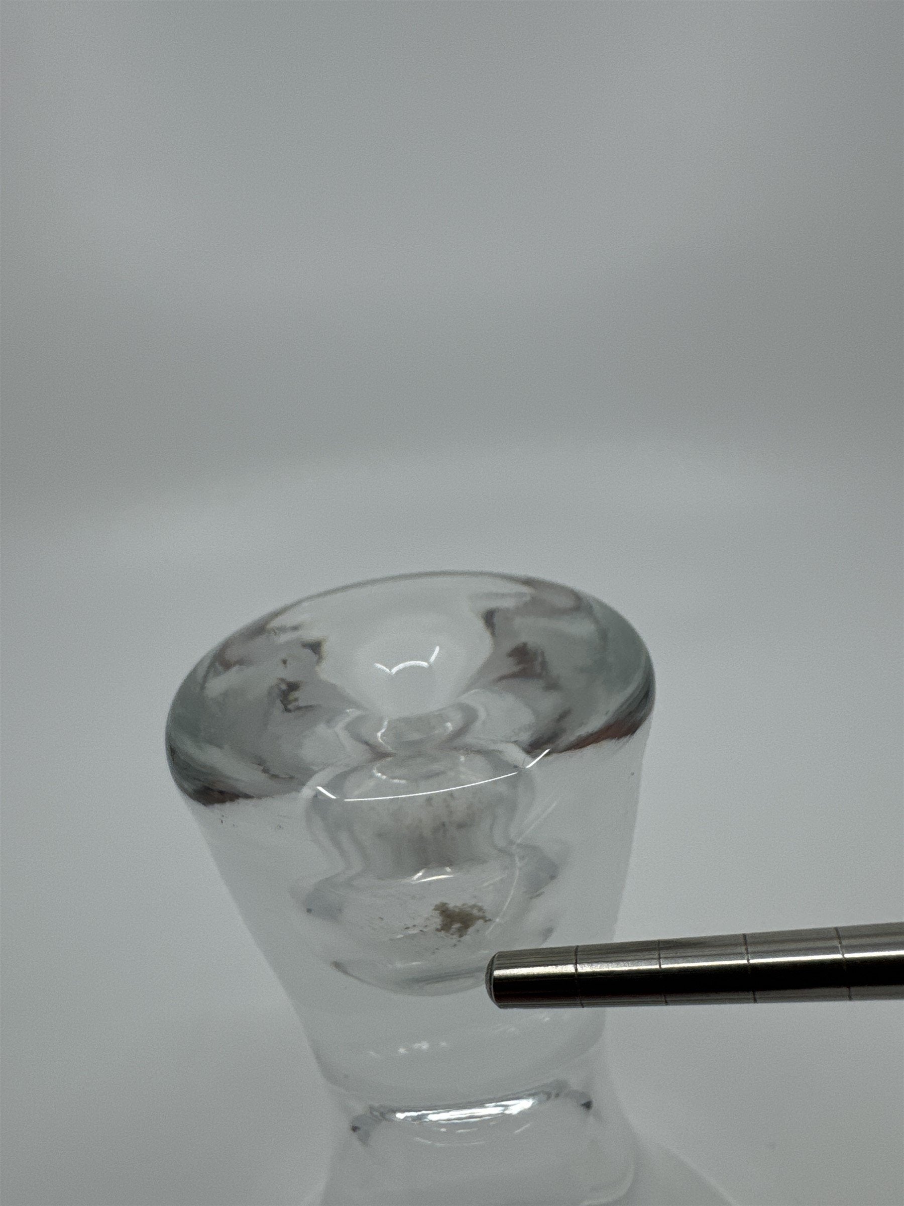 Vintage Fluted Bubble Bottom Shot Glass Shooter Glass or Mini Martini Glass 4"