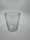 Vintage Juice Glass Jelly Jar Drinking Glass /w Chess Pawn Design on Bottom 564