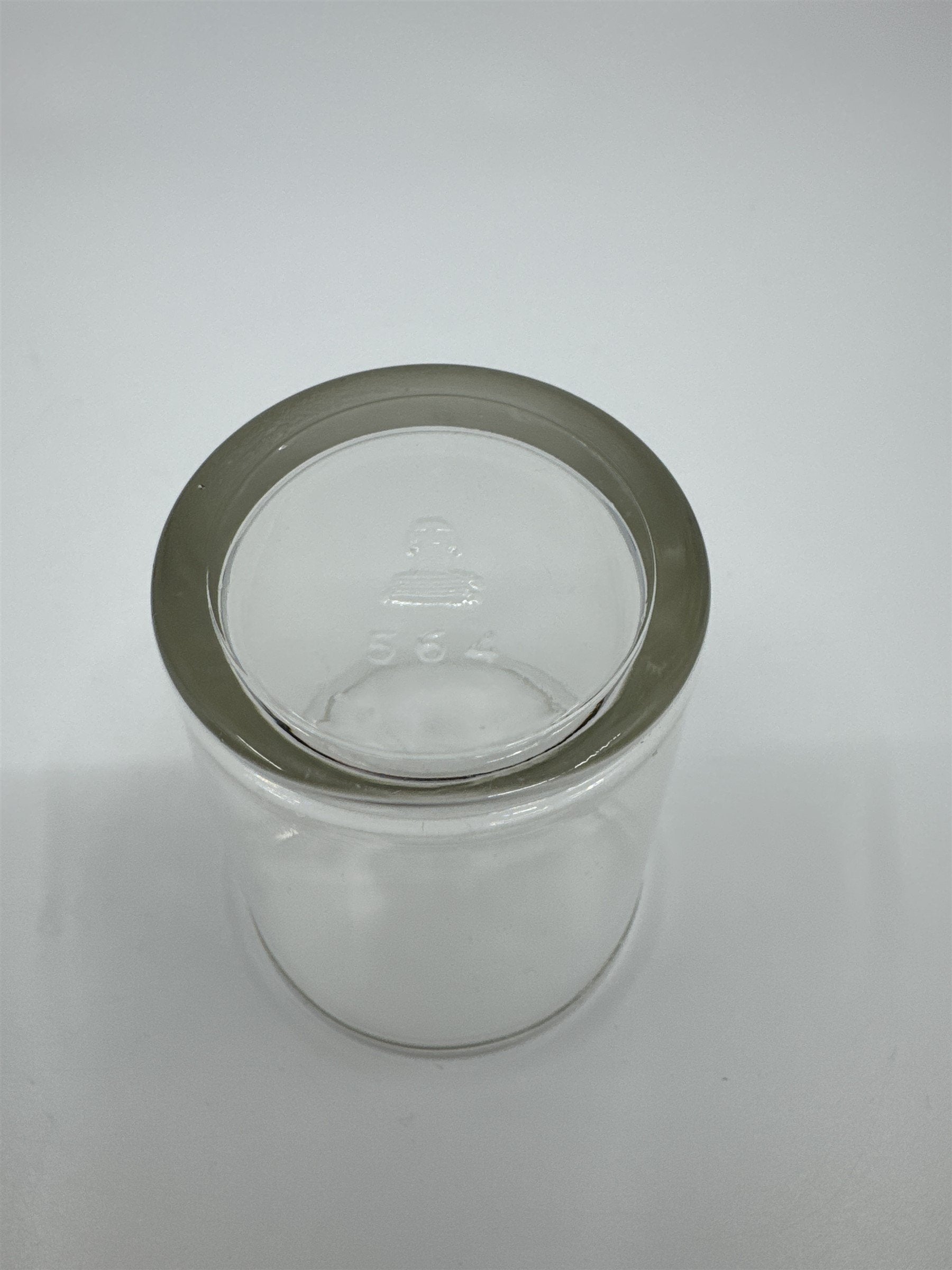 Vintage Juice Glass Jelly Jar Drinking Glass /w Chess Pawn Design on Bottom 564