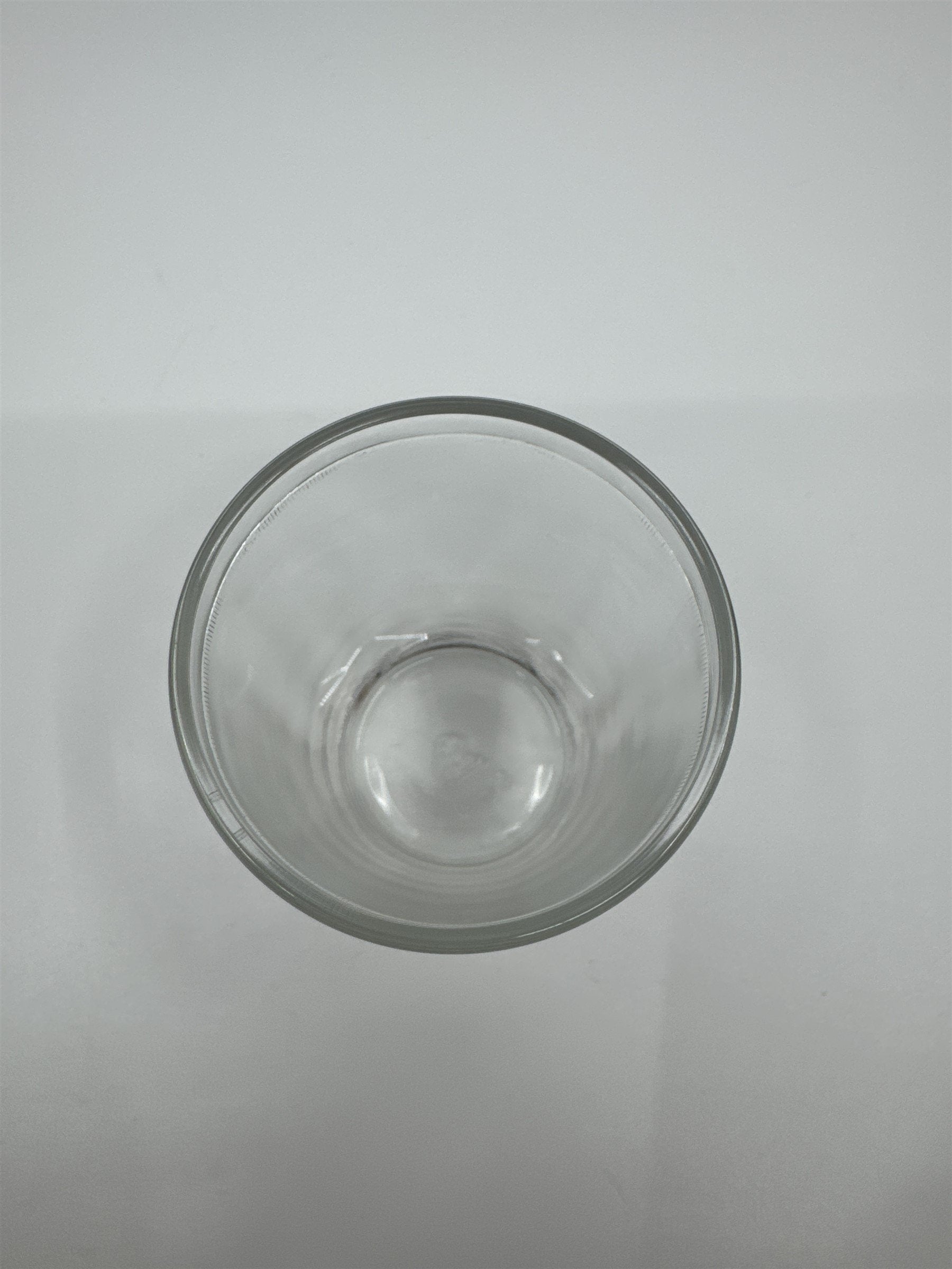 Vintage Juice Glass Jelly Jar Drinking Glass /w Chess Pawn Design on Bottom 564
