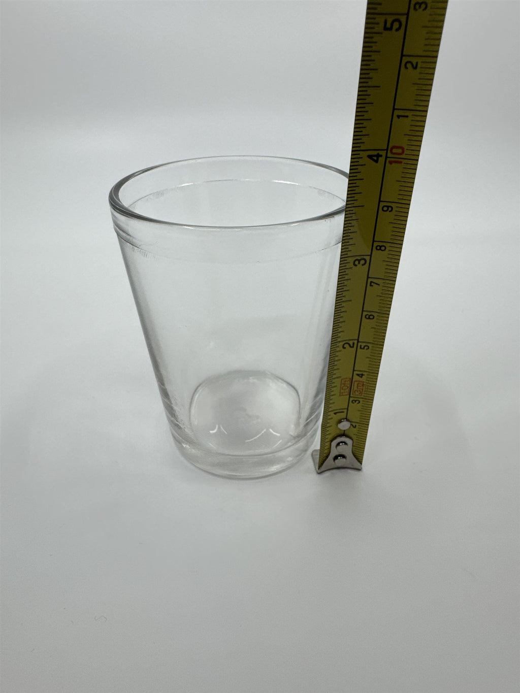 Vintage Juice Glass Jelly Jar Drinking Glass /w Chess Pawn Design on Bottom 564