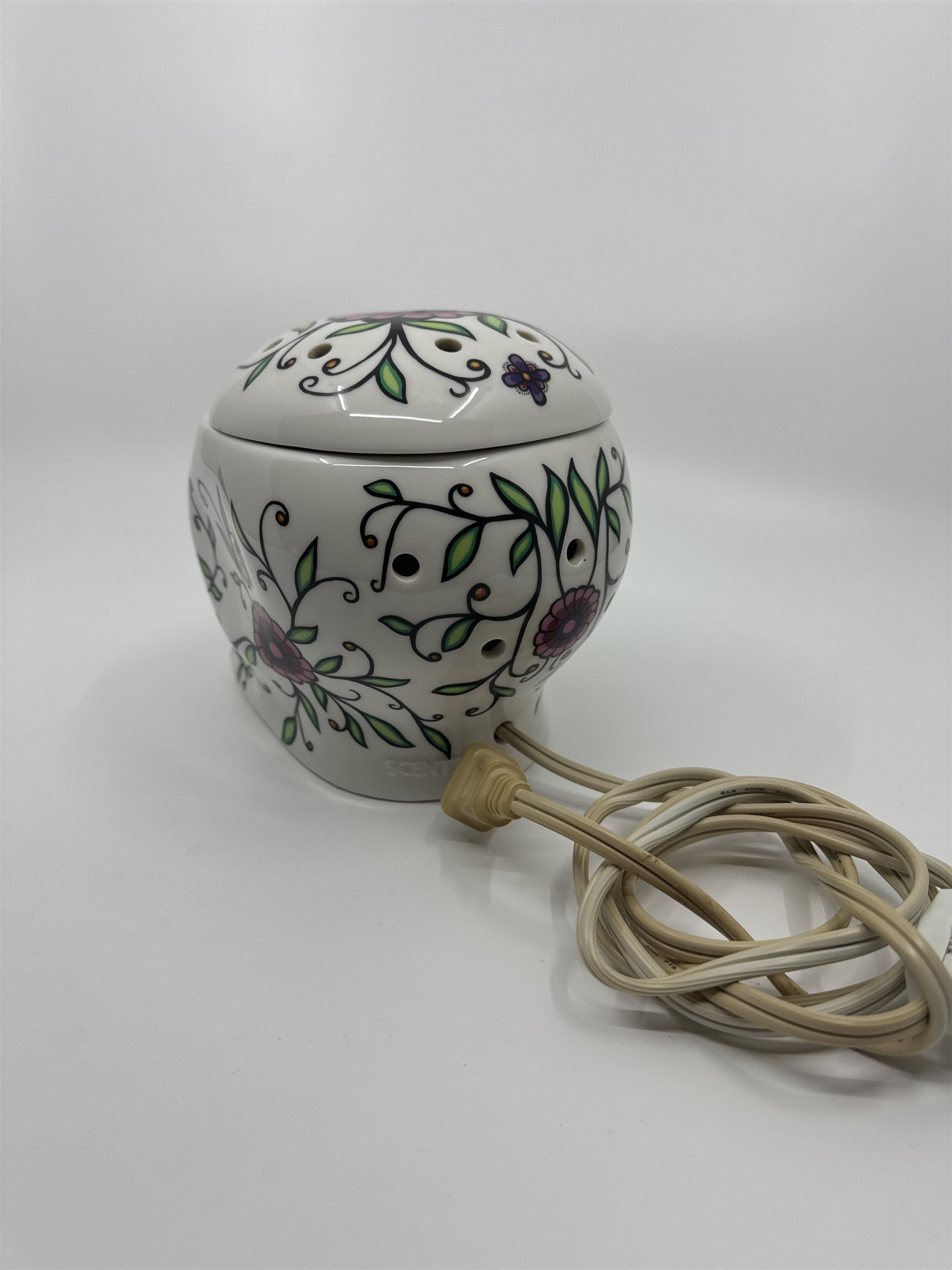 Scentsy Skull Calavera Sugar Skull Day of the Dead Wax Warmer WORKING
