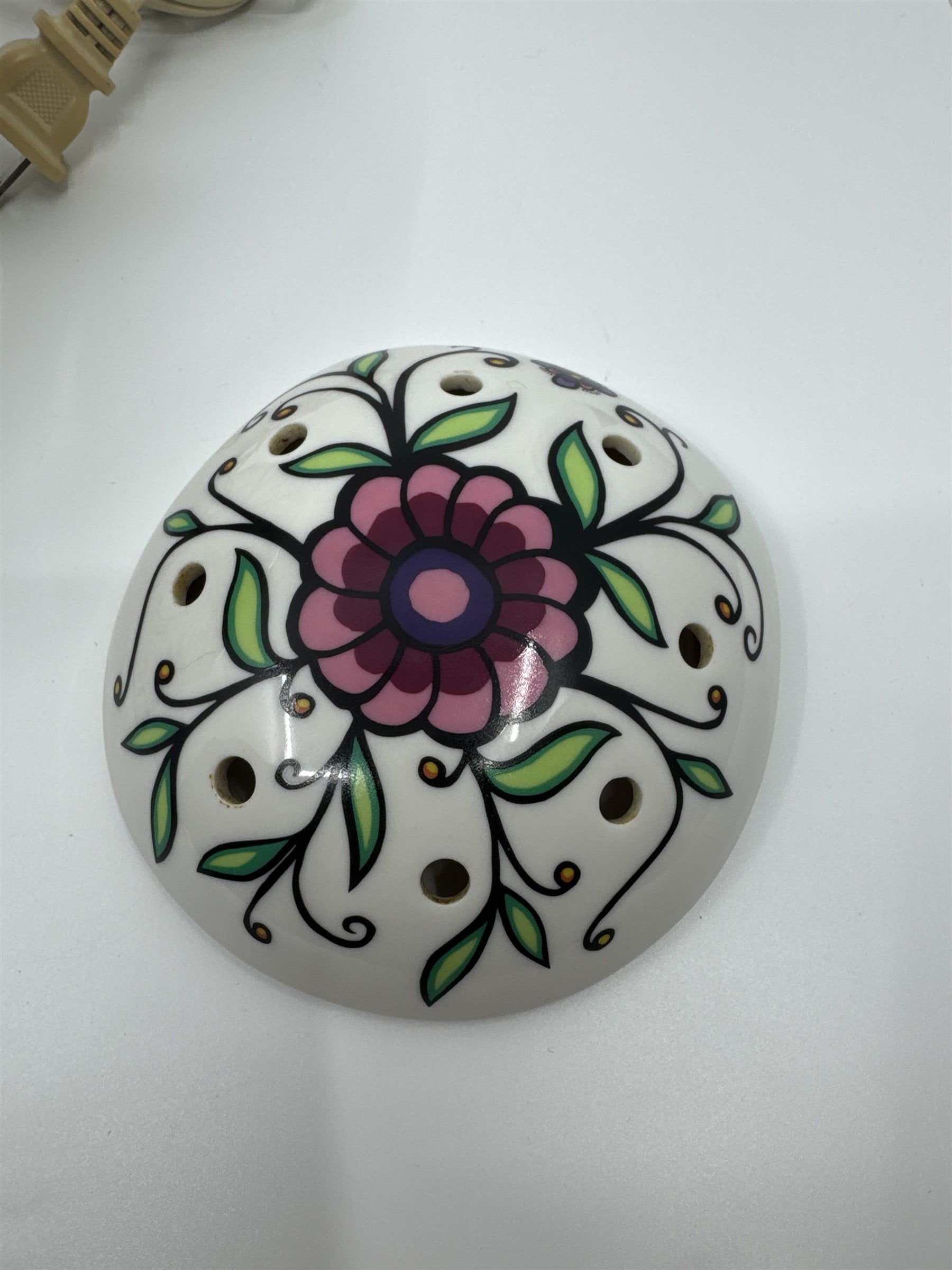 Scentsy Skull Calavera Sugar Skull Day of the Dead Wax Warmer WORKING