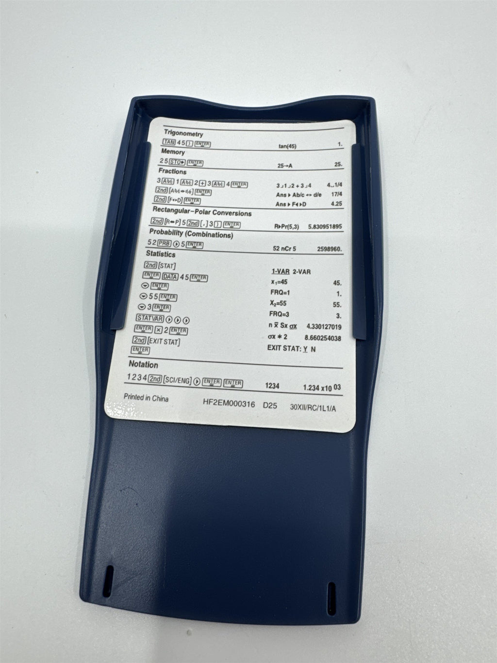 Texas Instruments TI-30X IIS Scientific Calculator