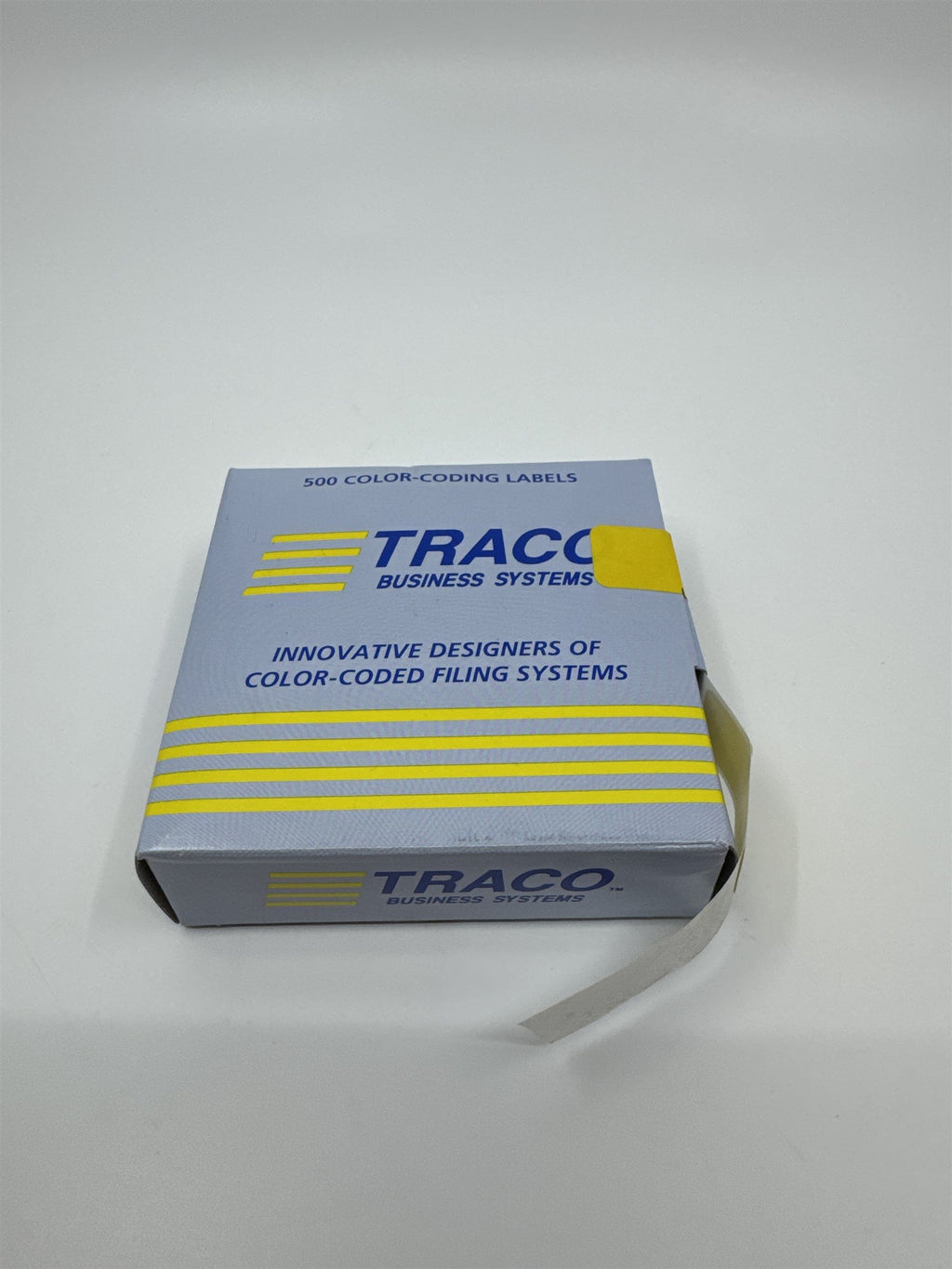 Traco Business Systems 500 Color Coding Labels Yellow