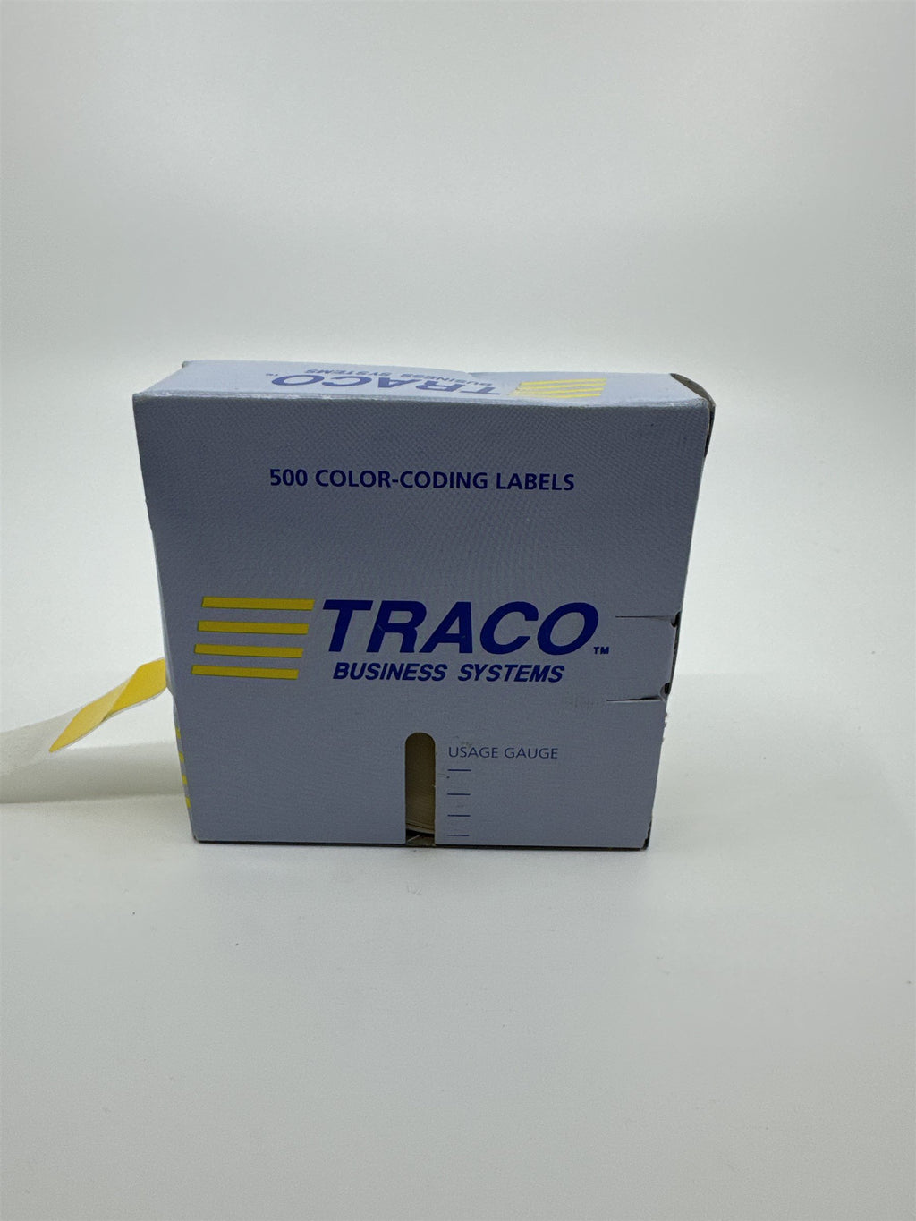 Traco Business Systems 500 Color Coding Labels Yellow