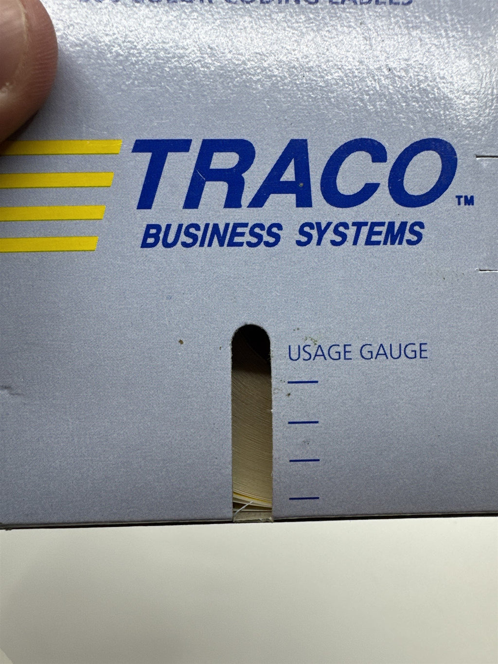 Traco Business Systems 500 Color Coding Labels Yellow