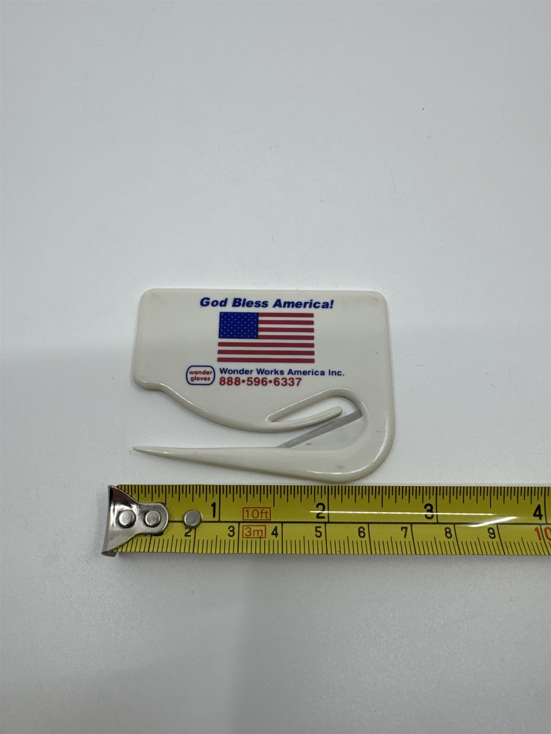 Vintage God Bless America Wonder Gloves Wonder Works America Inc. Letter Opener