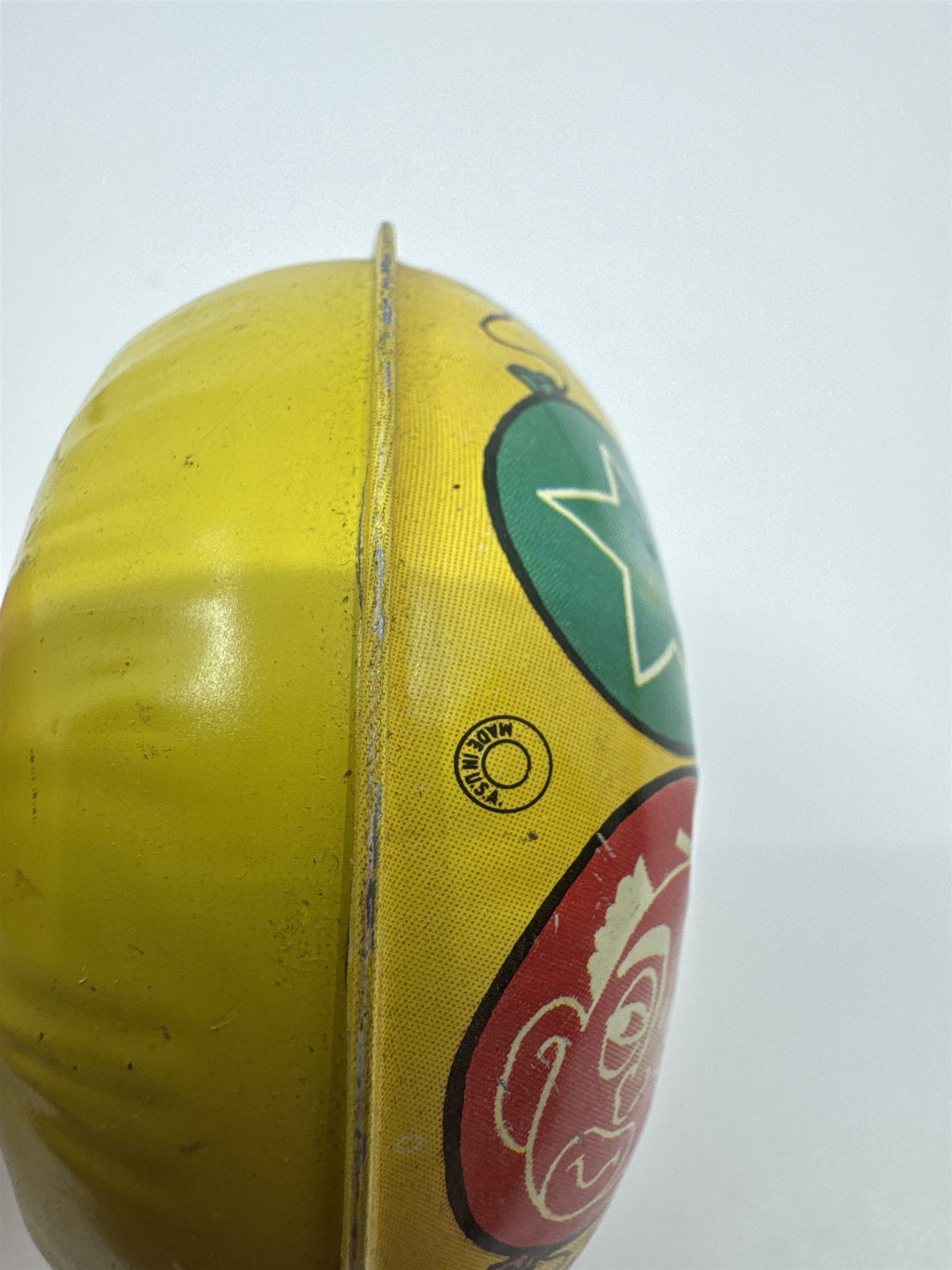 Vintage 1950s Tin Litho Noisemaker USA Balloons Clowns and Stars