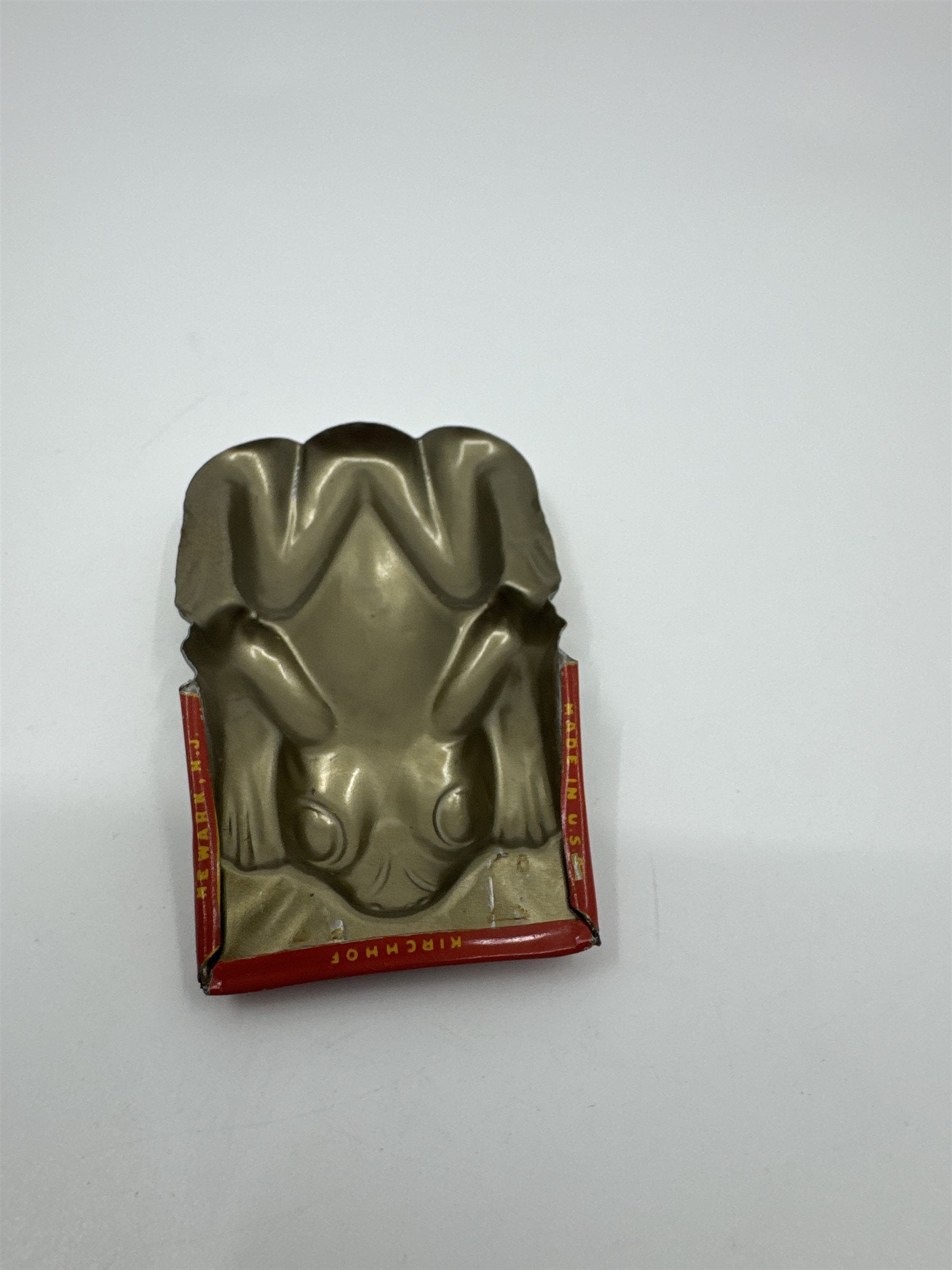 Kirchhof 1950s Tin Litho Toy Noisemaker Newark NJ USA Clicking Jungle Frog
