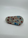 Vintage 1950s Tin Litho Winding Noisemaker USA Clowns and Bells Bangs Booms Pow