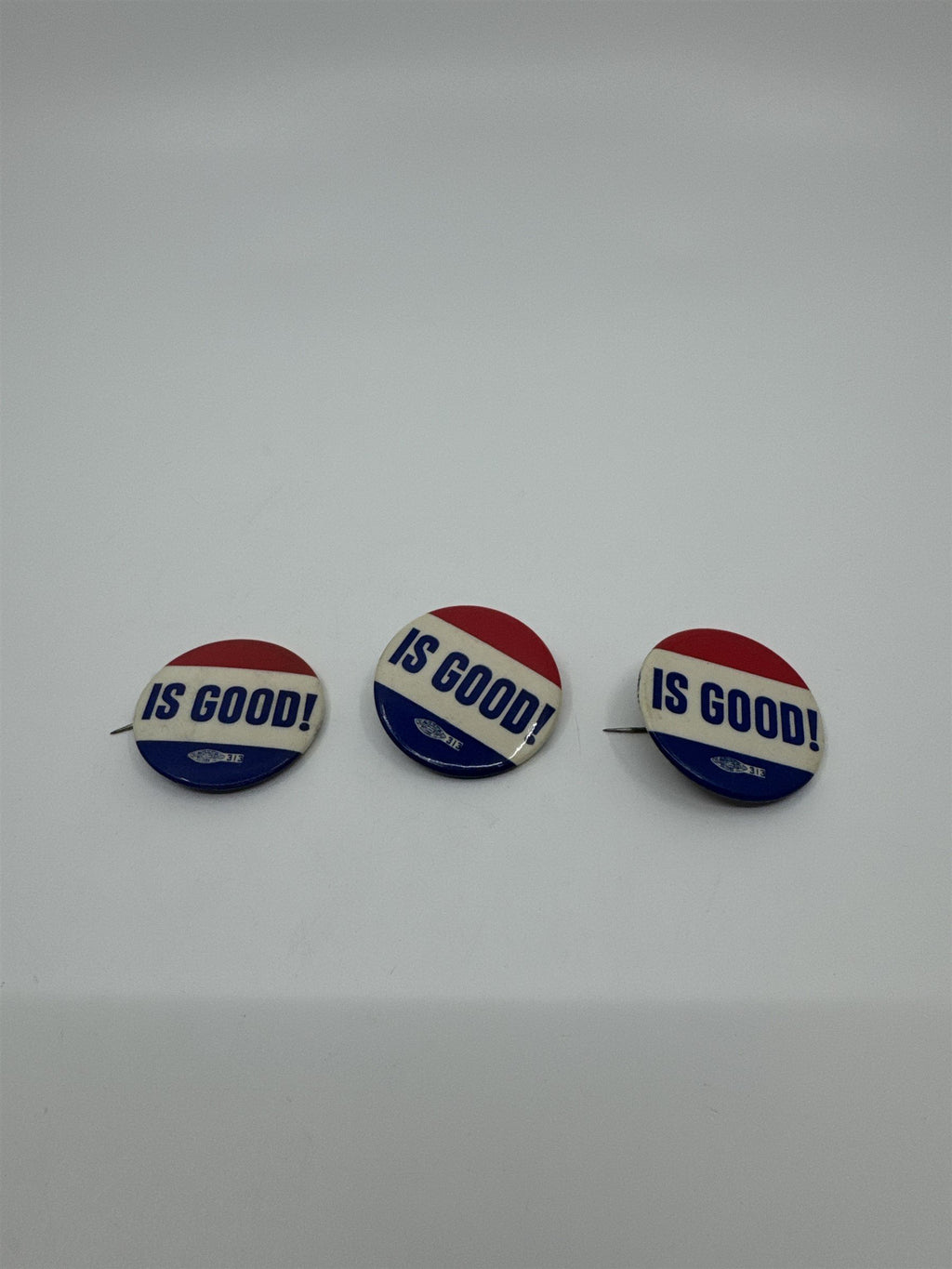 Lot of 3 Vintage 313 IS GOOD! Local 115 Union Label Shop Buttons USA
