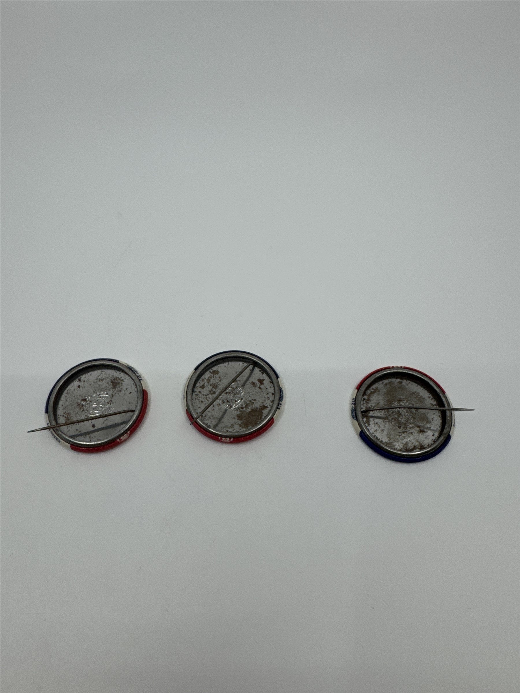 Lot of 3 Vintage 313 IS GOOD! Local 115 Union Label Shop Buttons USA