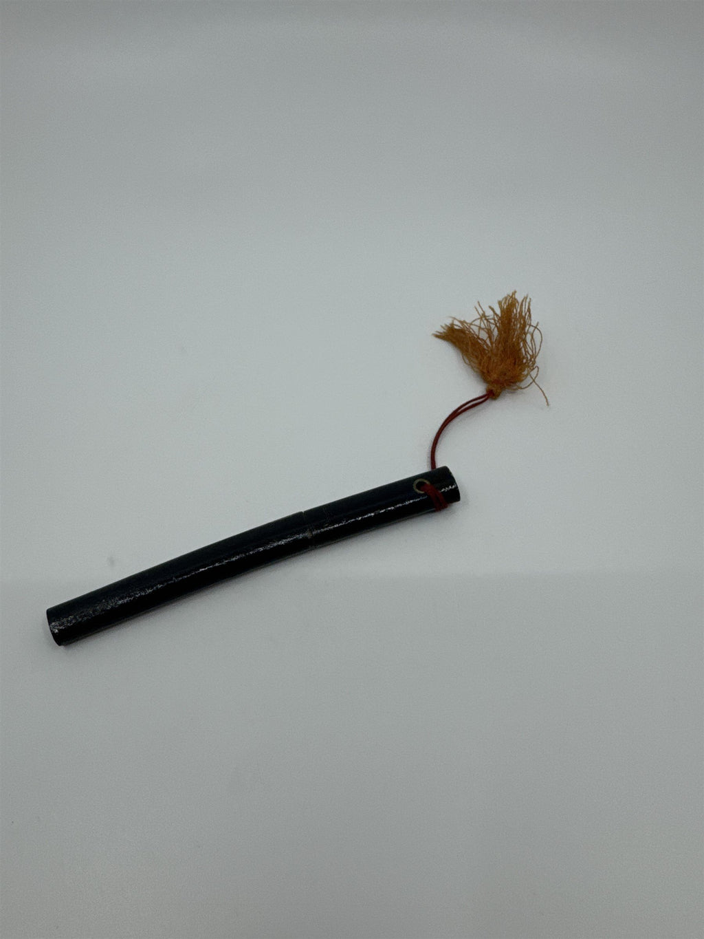 Vintage Japanese Miniature Samurai Katana Sword Letter Opener Knife Bird Painted