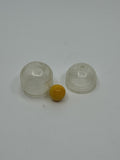 Penny King Hong Kong Yellow Magic Rolling Bean Marble Gumball Machine Toy Vtg