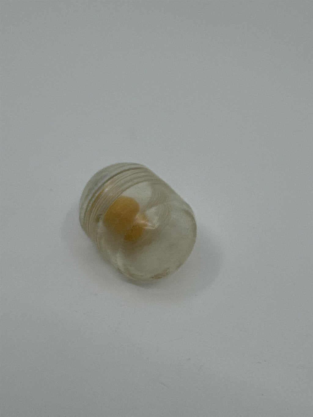 Penny King Hong Kong Yellow Magic Rolling Bean Marble Gumball Machine Toy Vtg