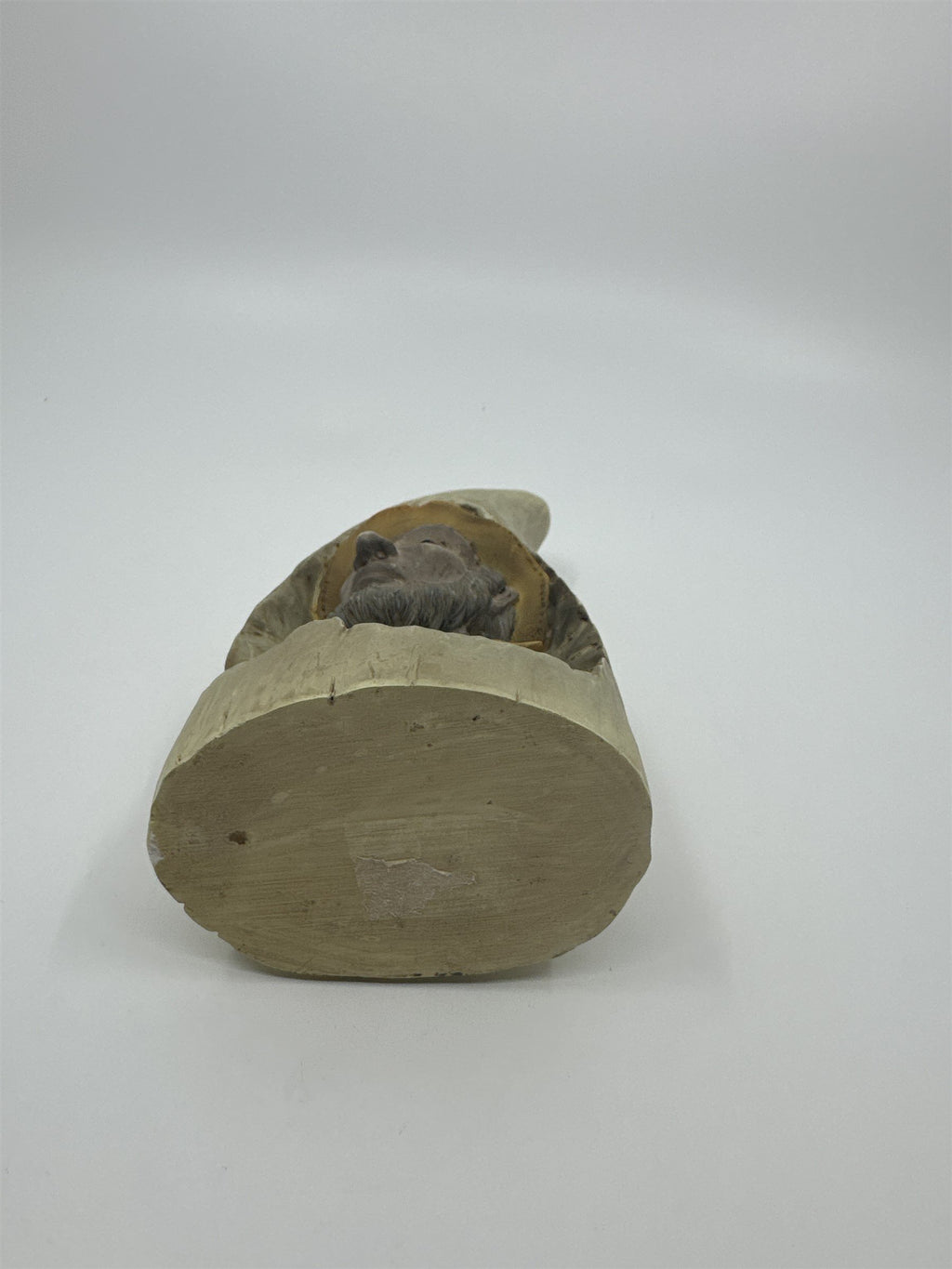 Vintage Seaman in Whale Tooth Carved Resin BII Collectible Art 1997 Rain Hat