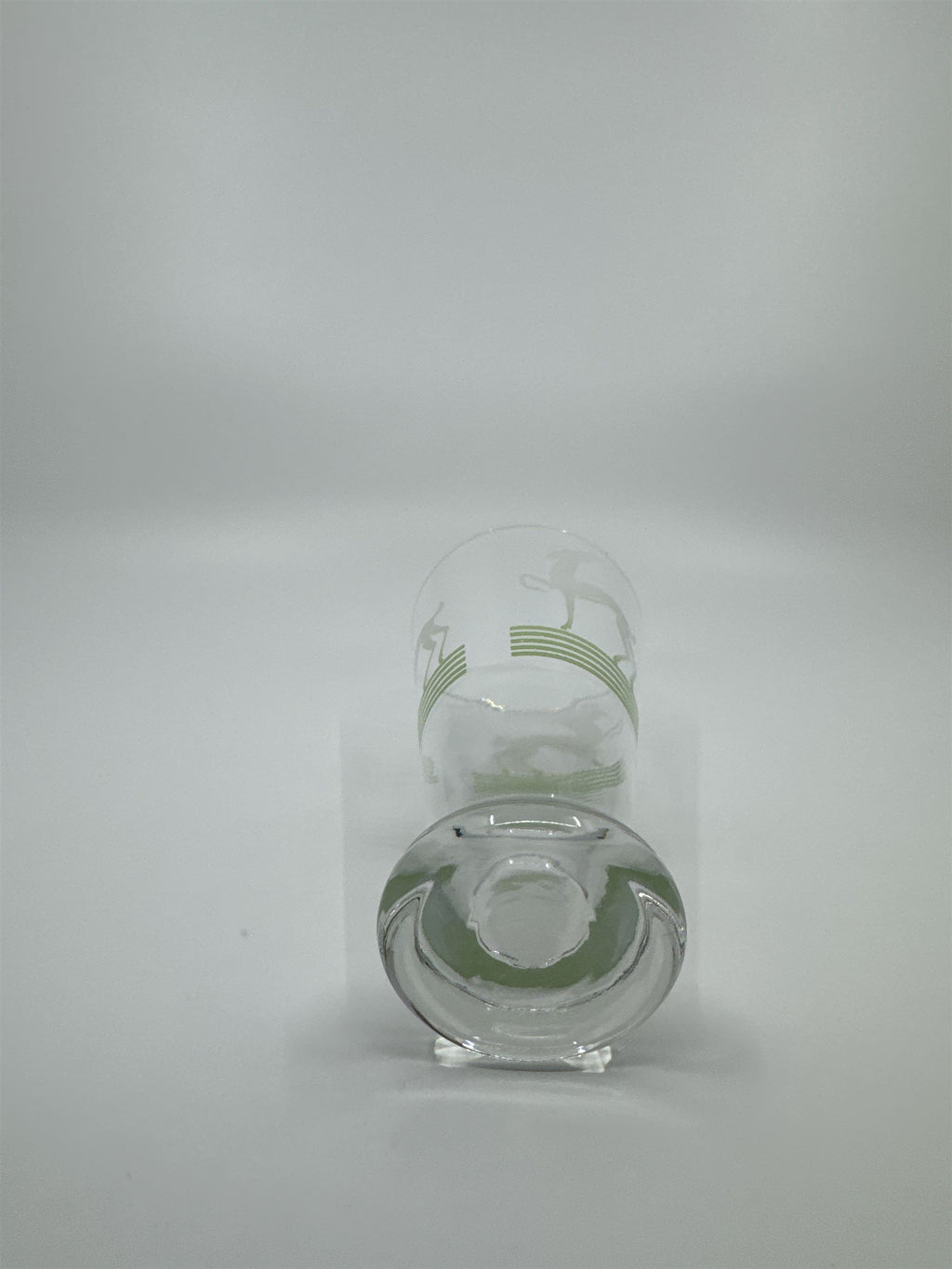 Vintage MCM Hazel Atlas Pilsner Gazelle 6" Iced Tea Highball Tumbler Glass LIME
